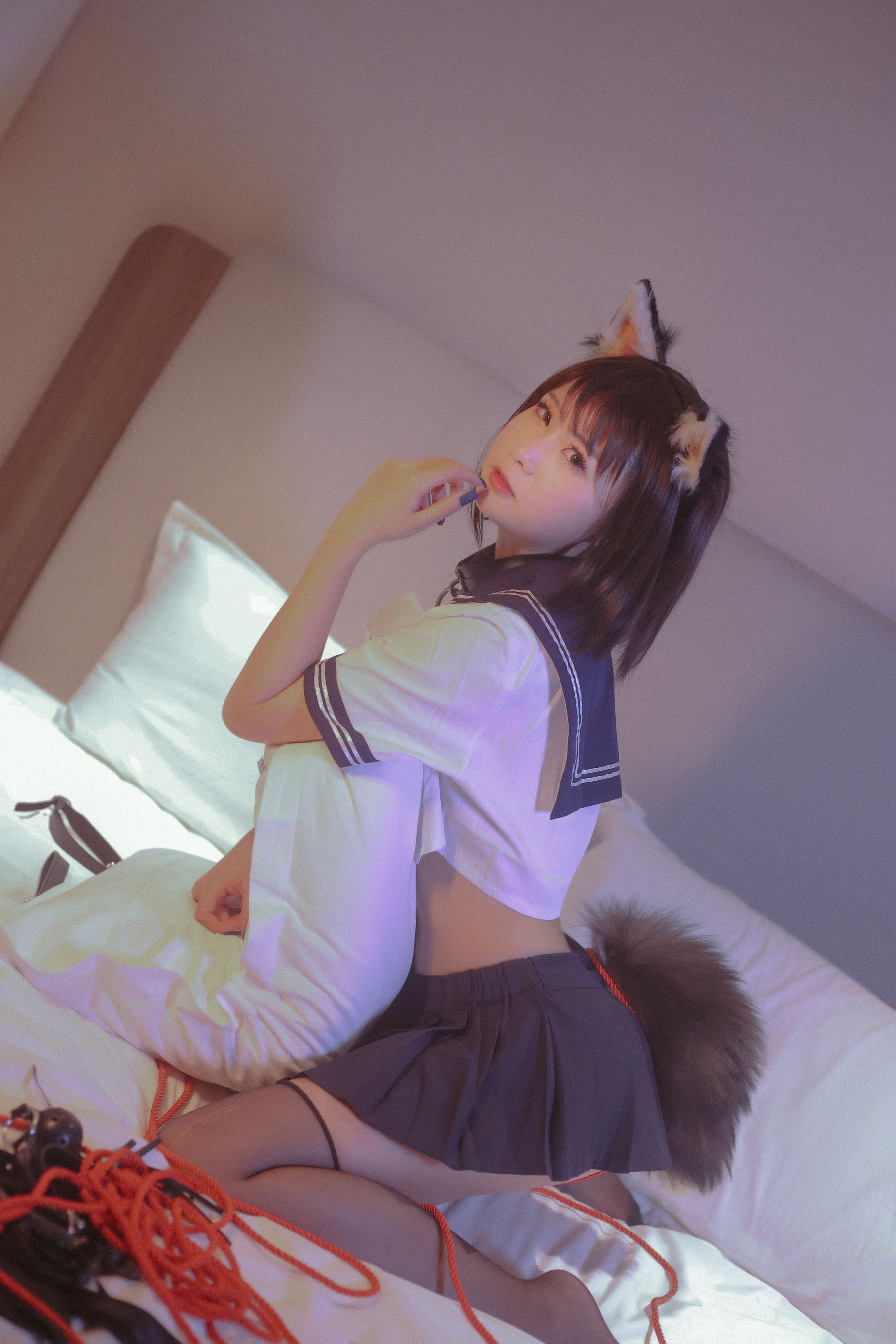 萌妹是青水 猫耳调教 Cosplay-第29张