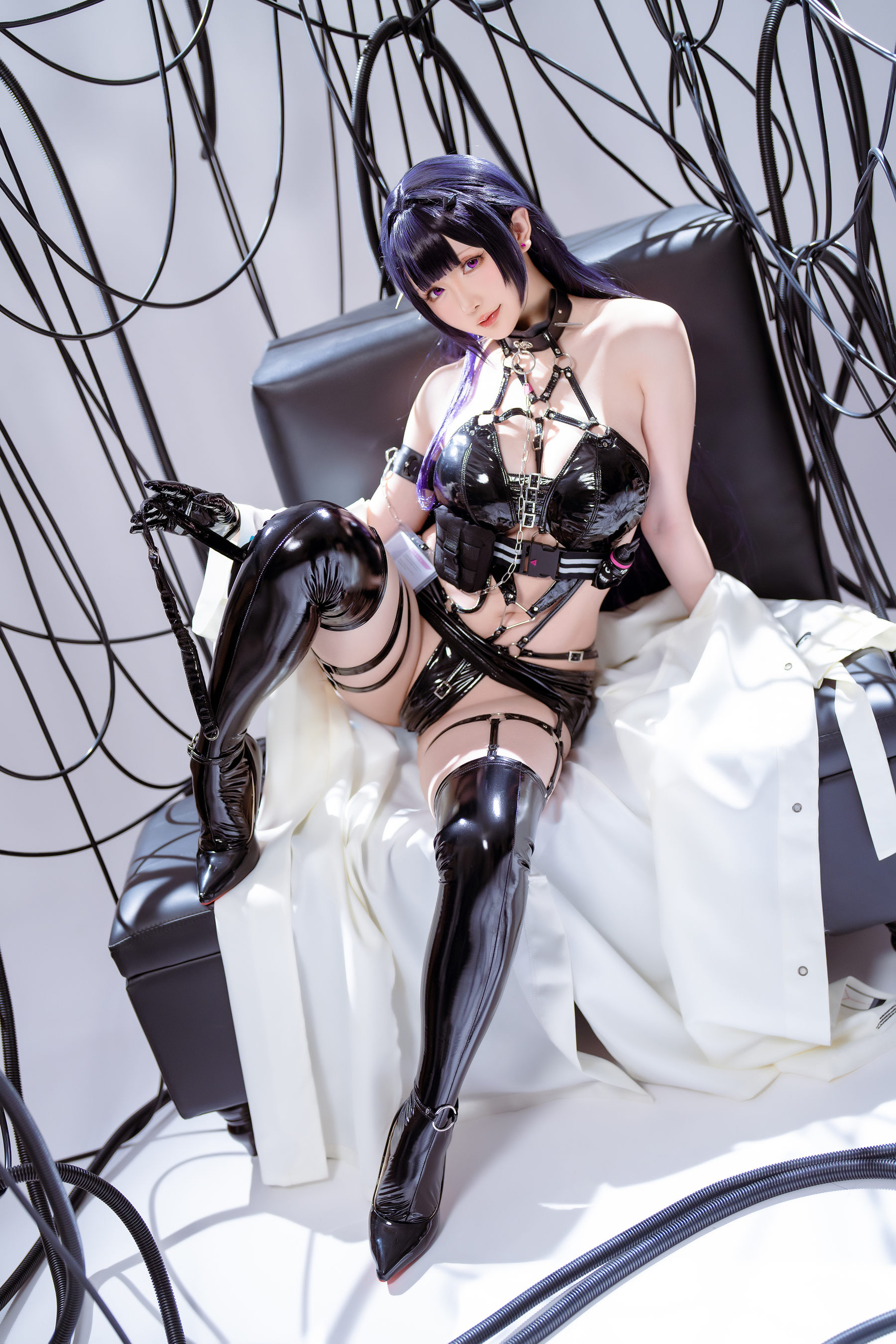 Coser小姐姐星之迟迟 – Nikke-米哈拉 Cosplay-第82张