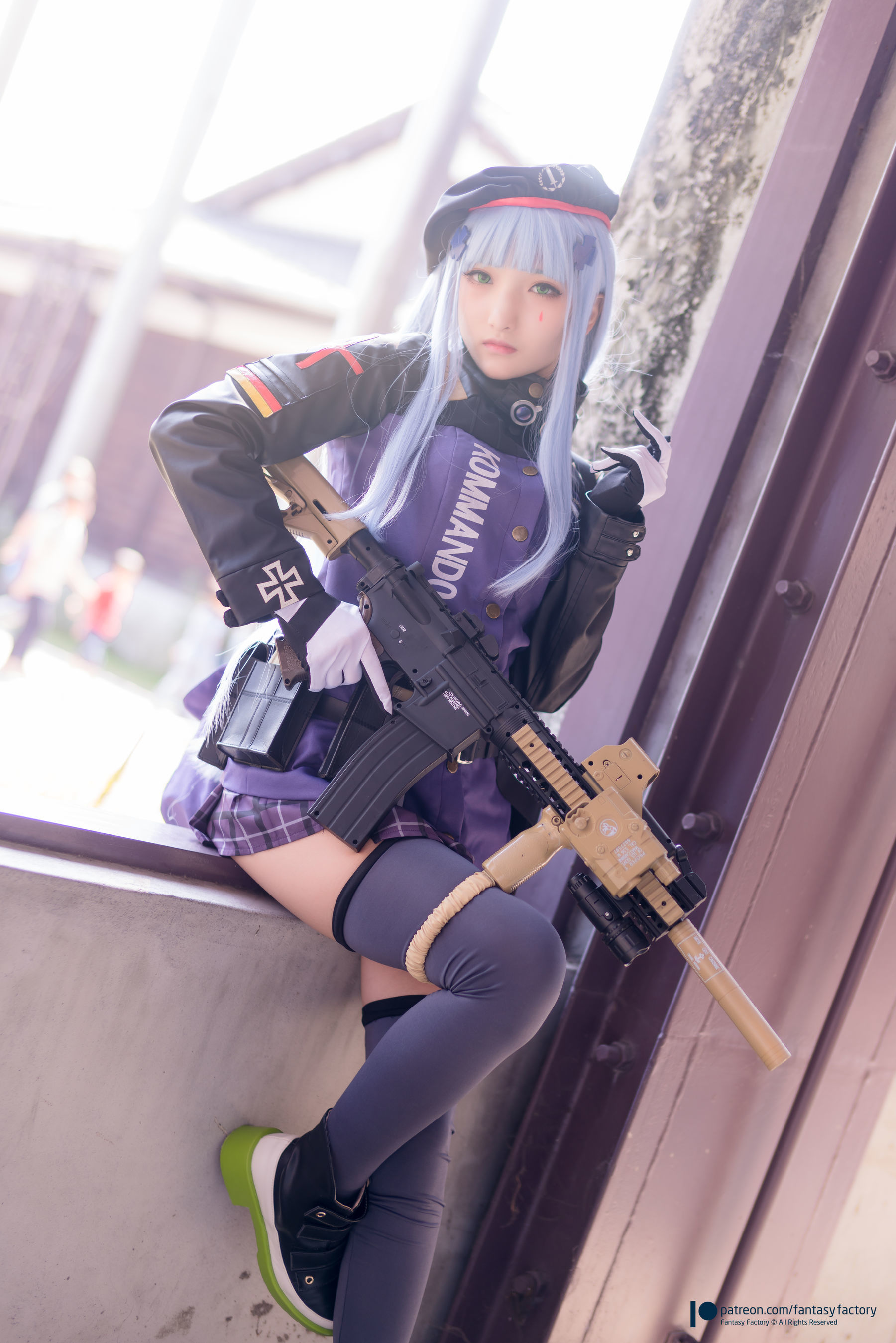 [Fantasy Factory] 小丁Cosplay – 魔女 浴池 黑丝 Cosplay-第56张
