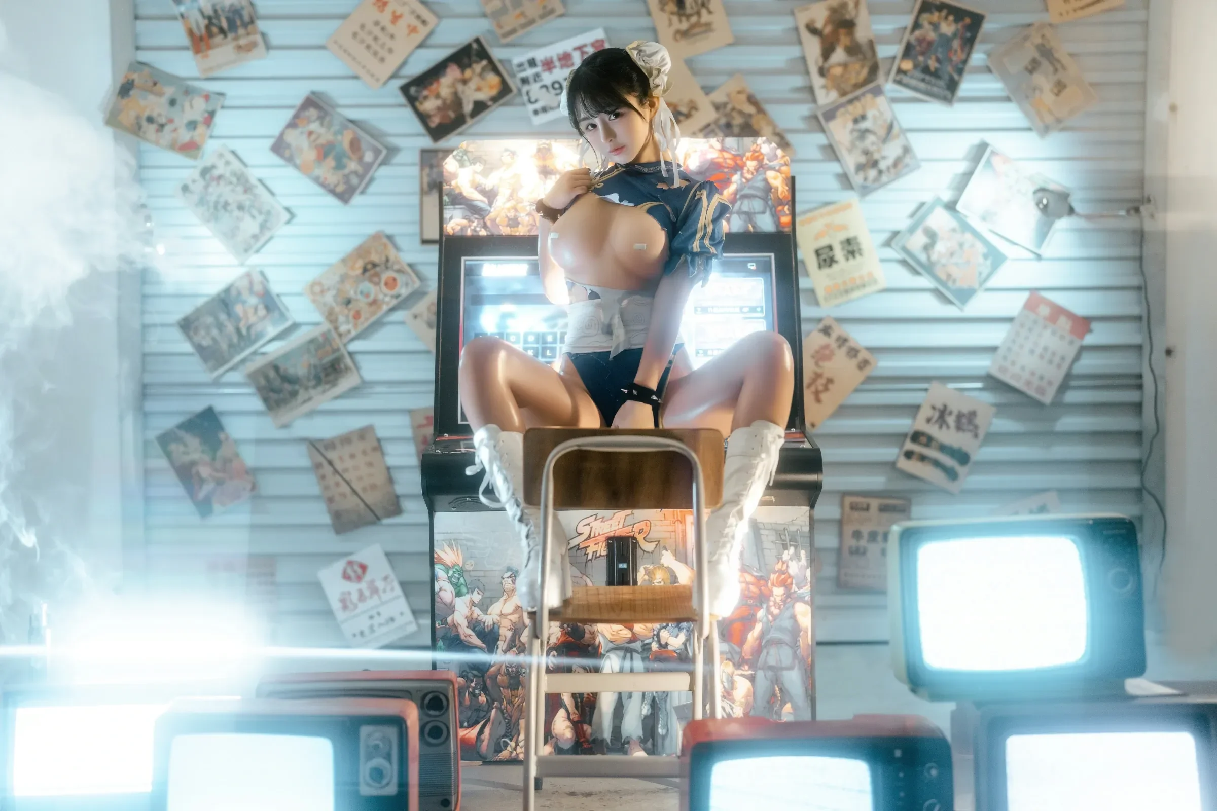 桜井宁宁 – 电玩春丽 Cosplay-第35张