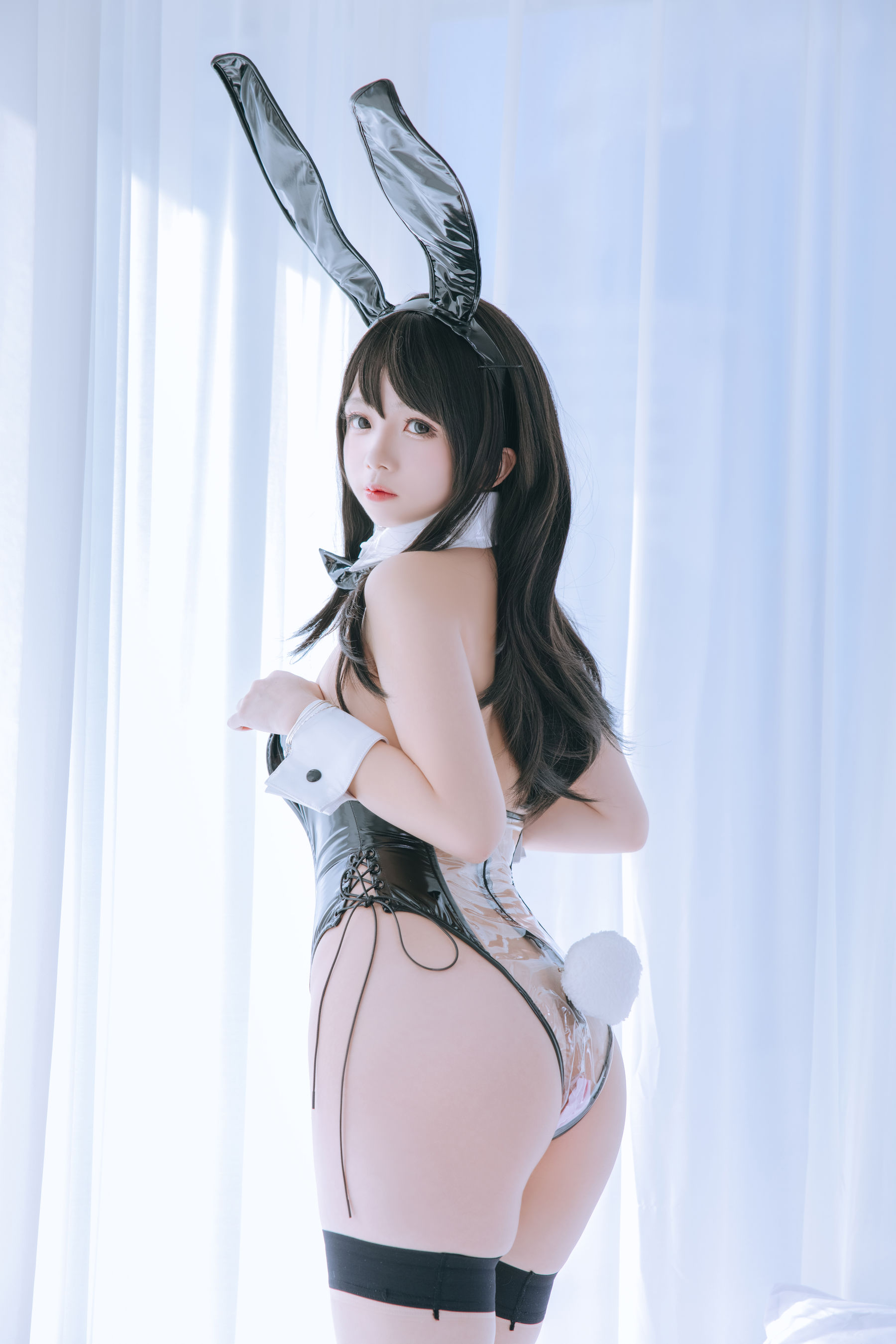 Cosplay日奈娇 – 透明兔女郎 Cosplay-第6张