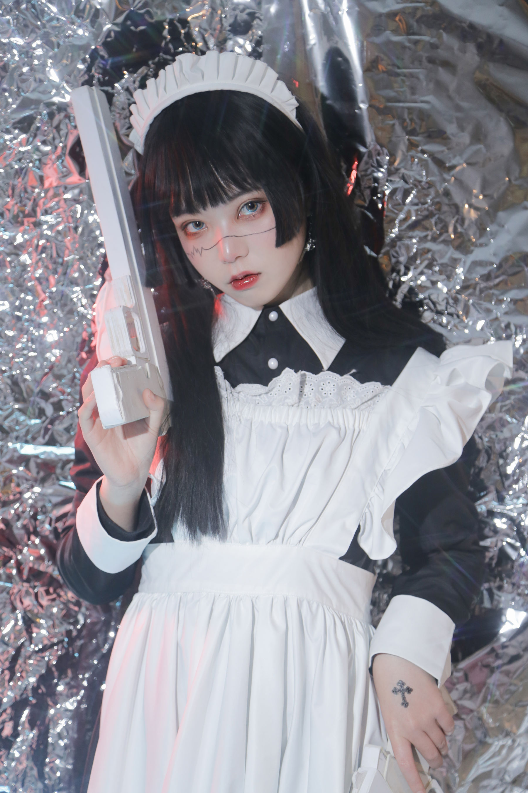 可爱妹子Fushii_海堂 – 生化女仆 Cosplay-第17张