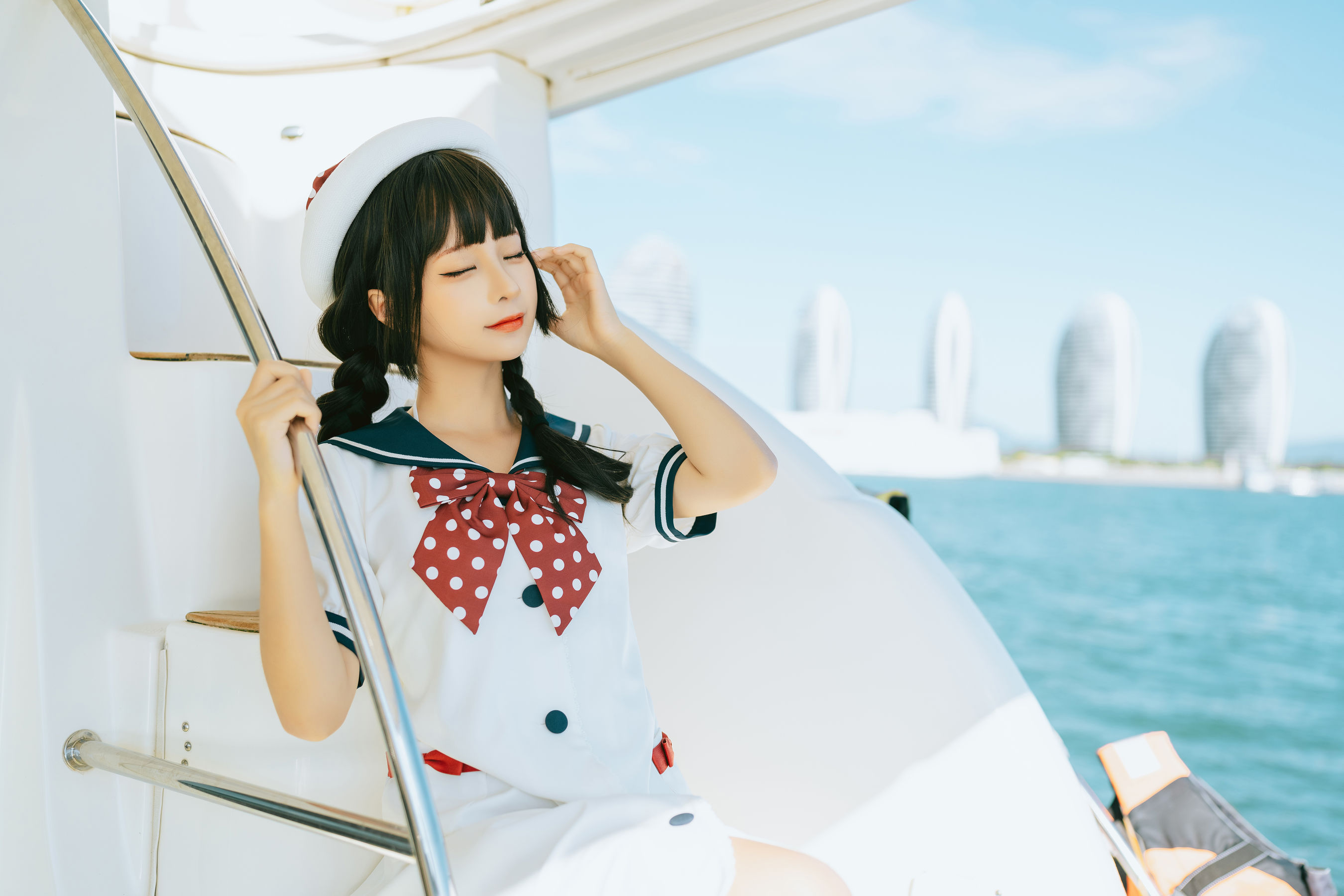 动漫博主蠢沫沫 – 水手日记（绅士版） Cosplay-第3张