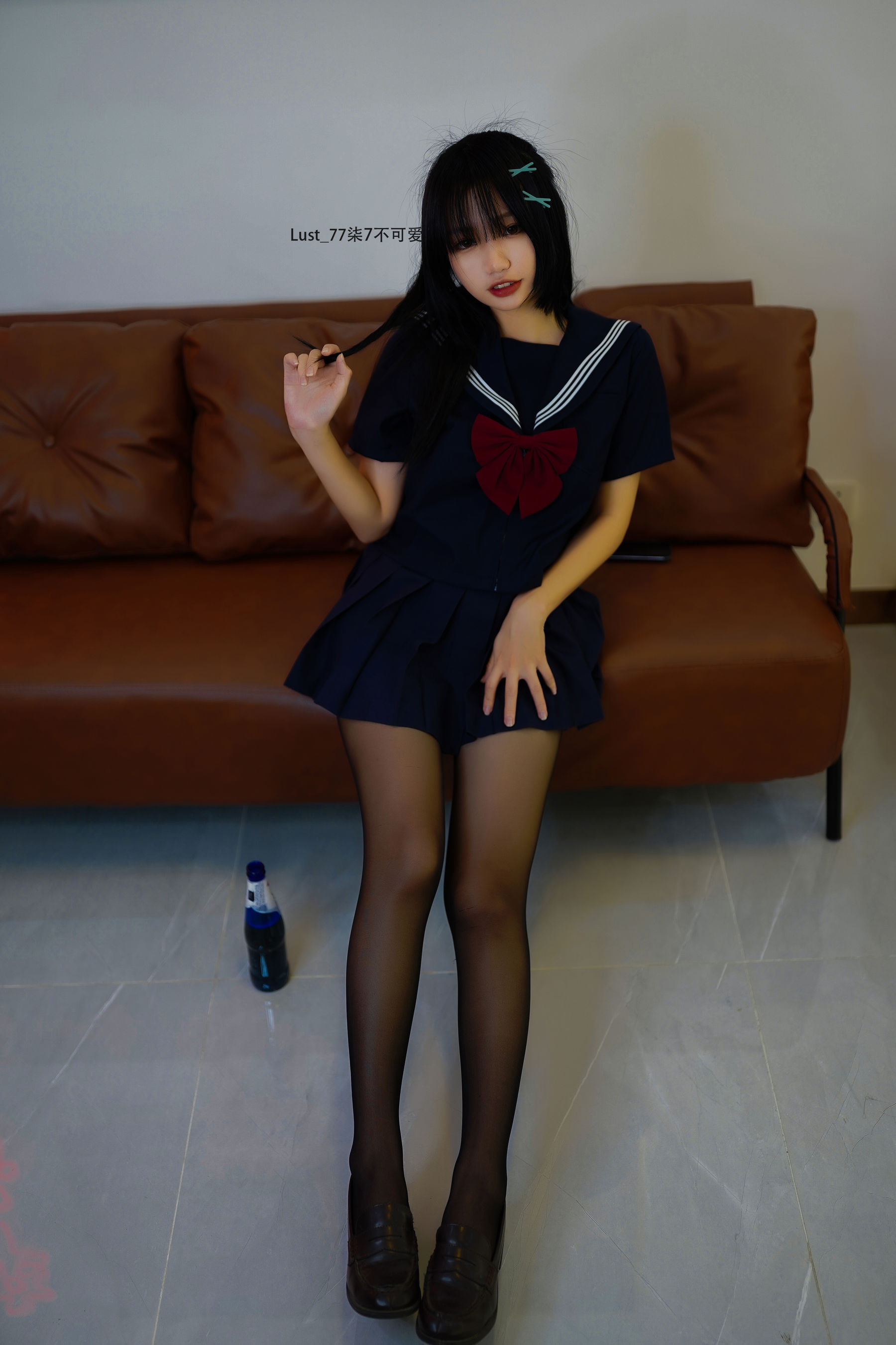动漫博主柒柒要乖哦 – 反差JK少女 Cosplay-第41张