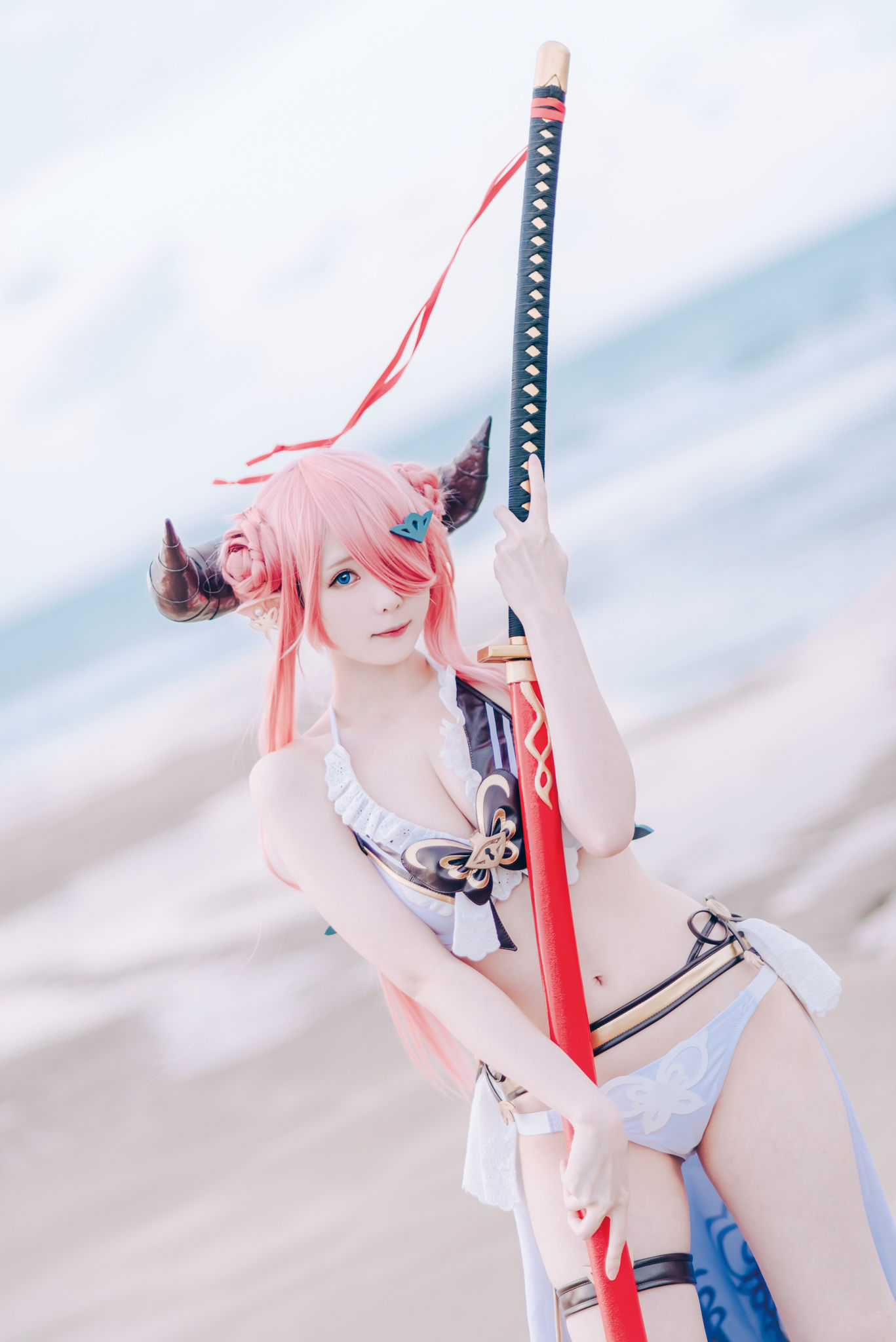 微博妹纸霜月shimo – 碧蓝幻想 娜尔梅亚 Cosplay-第82张
