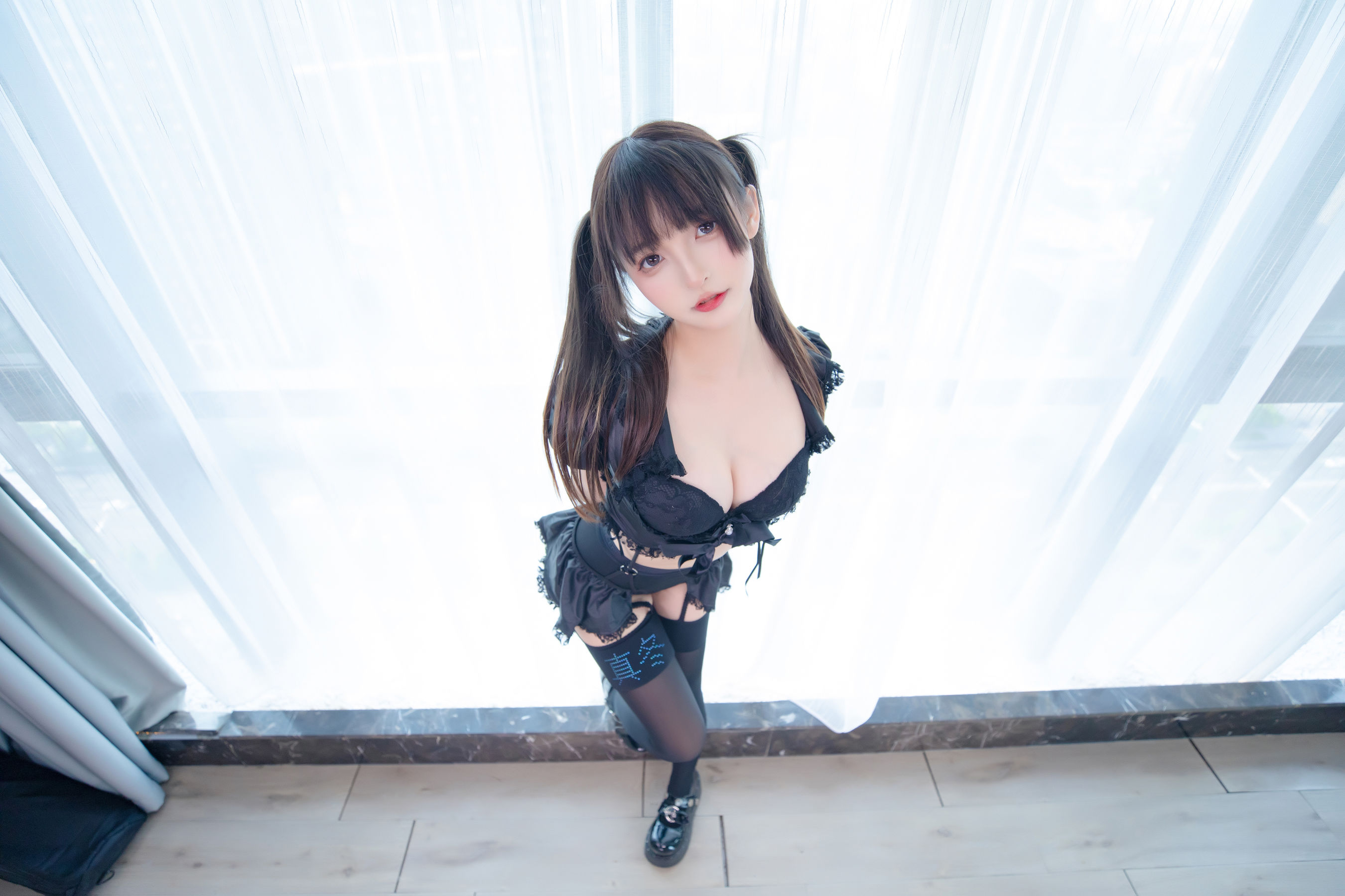 萝莉神楽板真冬 之足底星光 Cosplay-第29张
