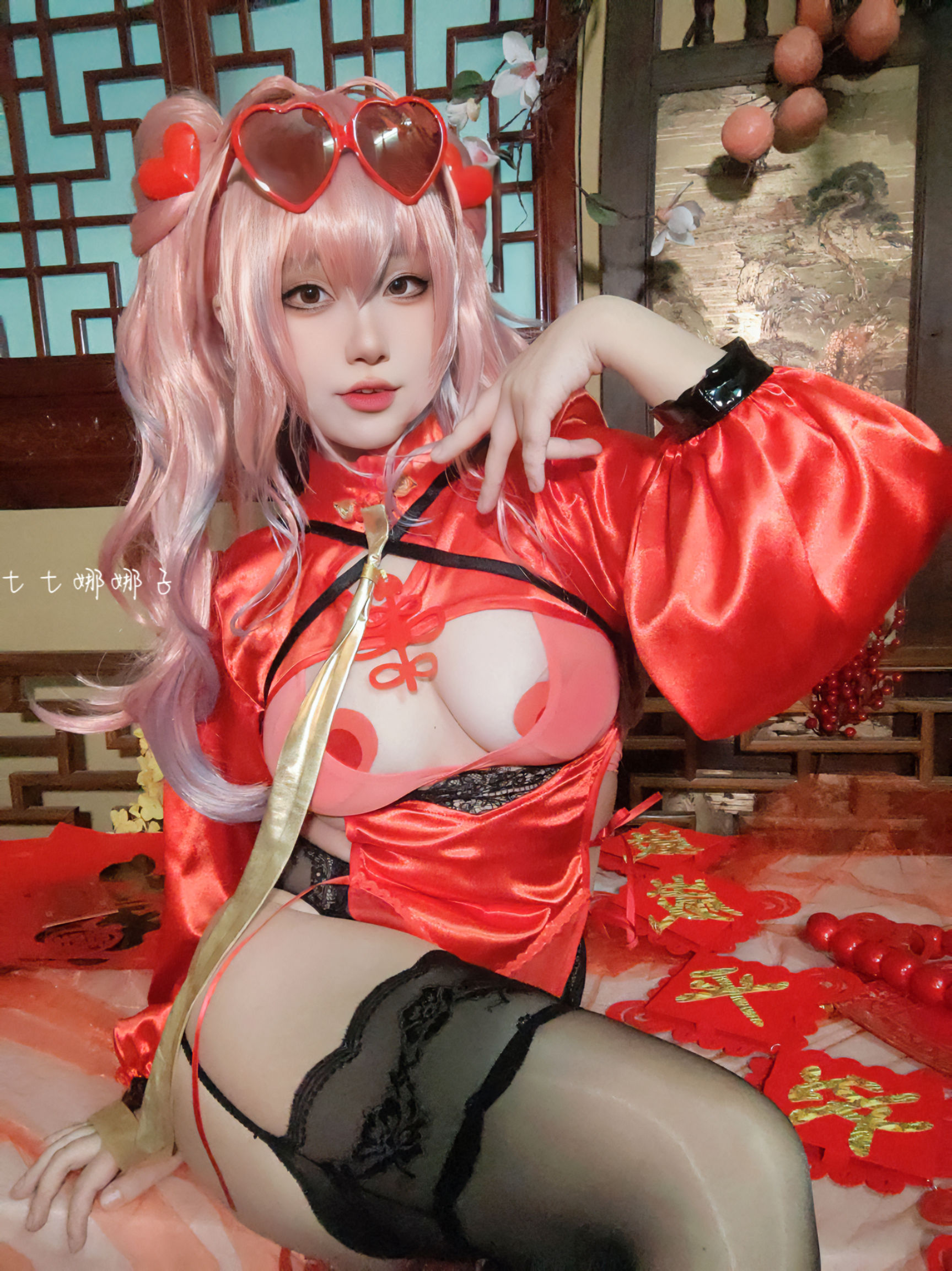 七七娜娜子 – 布莱默顿新春旗袍 Cosplay-第4张
