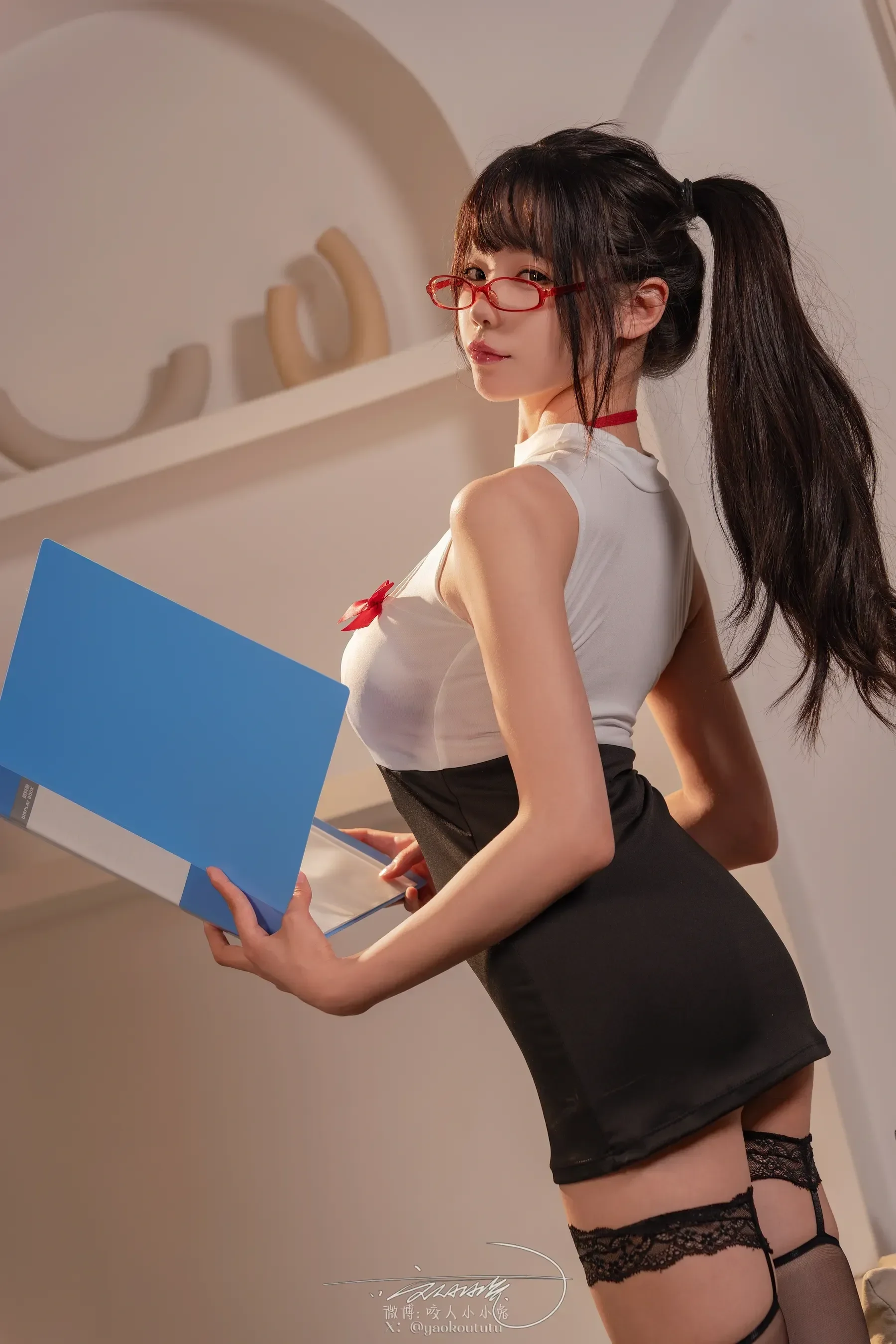 咬一口兔娘 – 家庭教师私授课 Cosplay-第40张