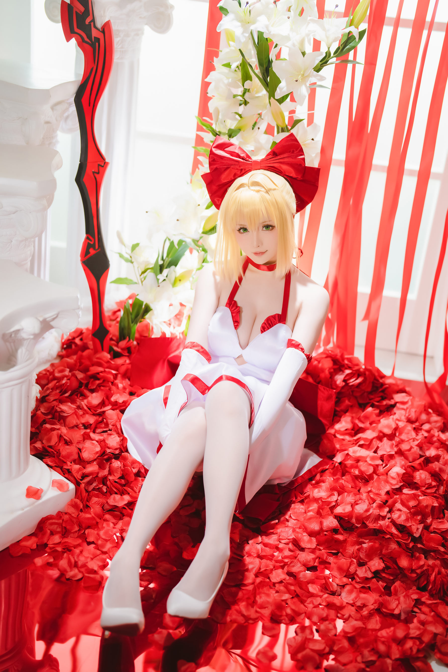 Coser小姐姐星之迟迟 – Fate 尼禄 Cosplay-第5张