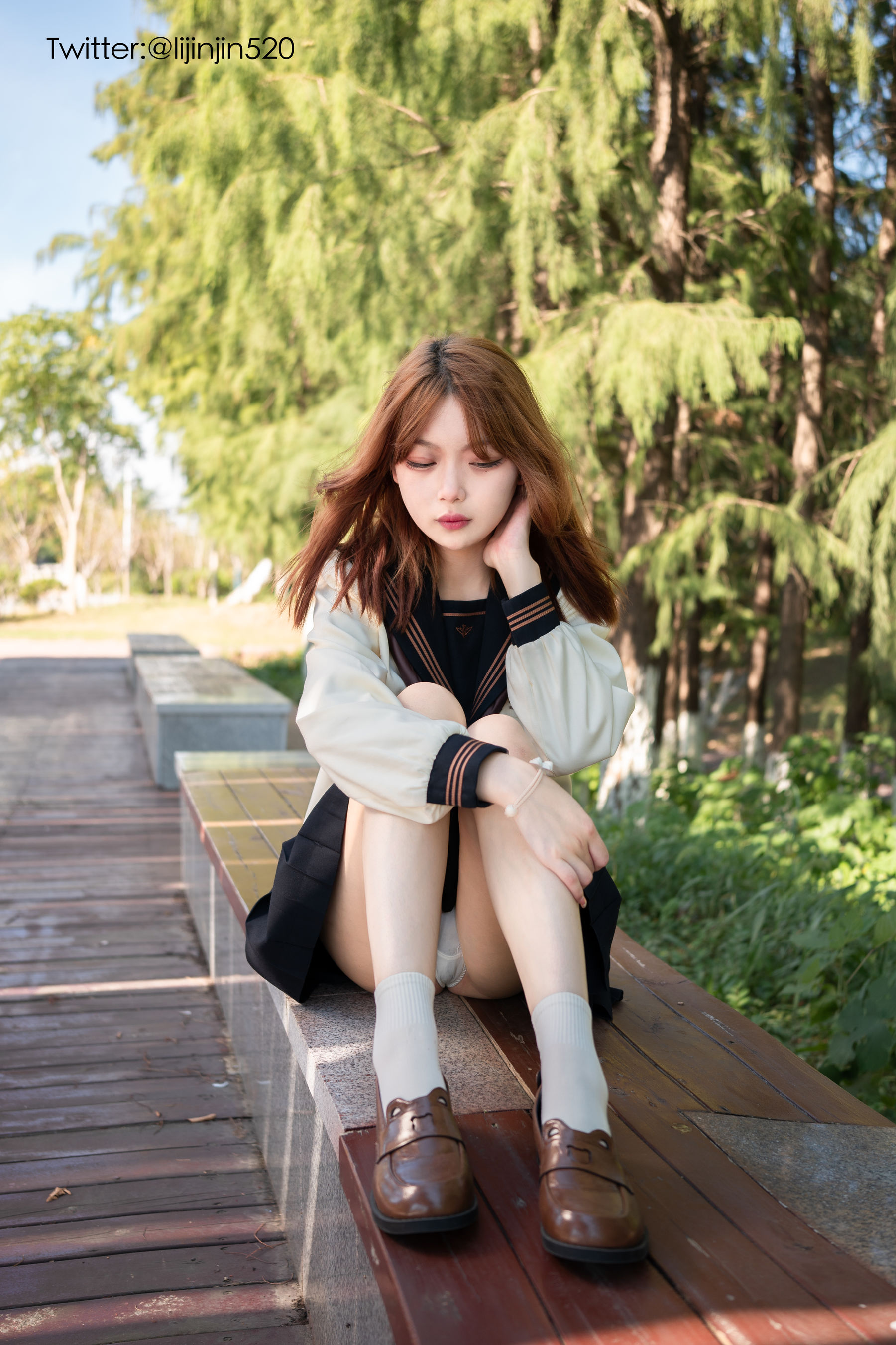 梨瑾瑾 – 茶羽中 Cosplay-第32张