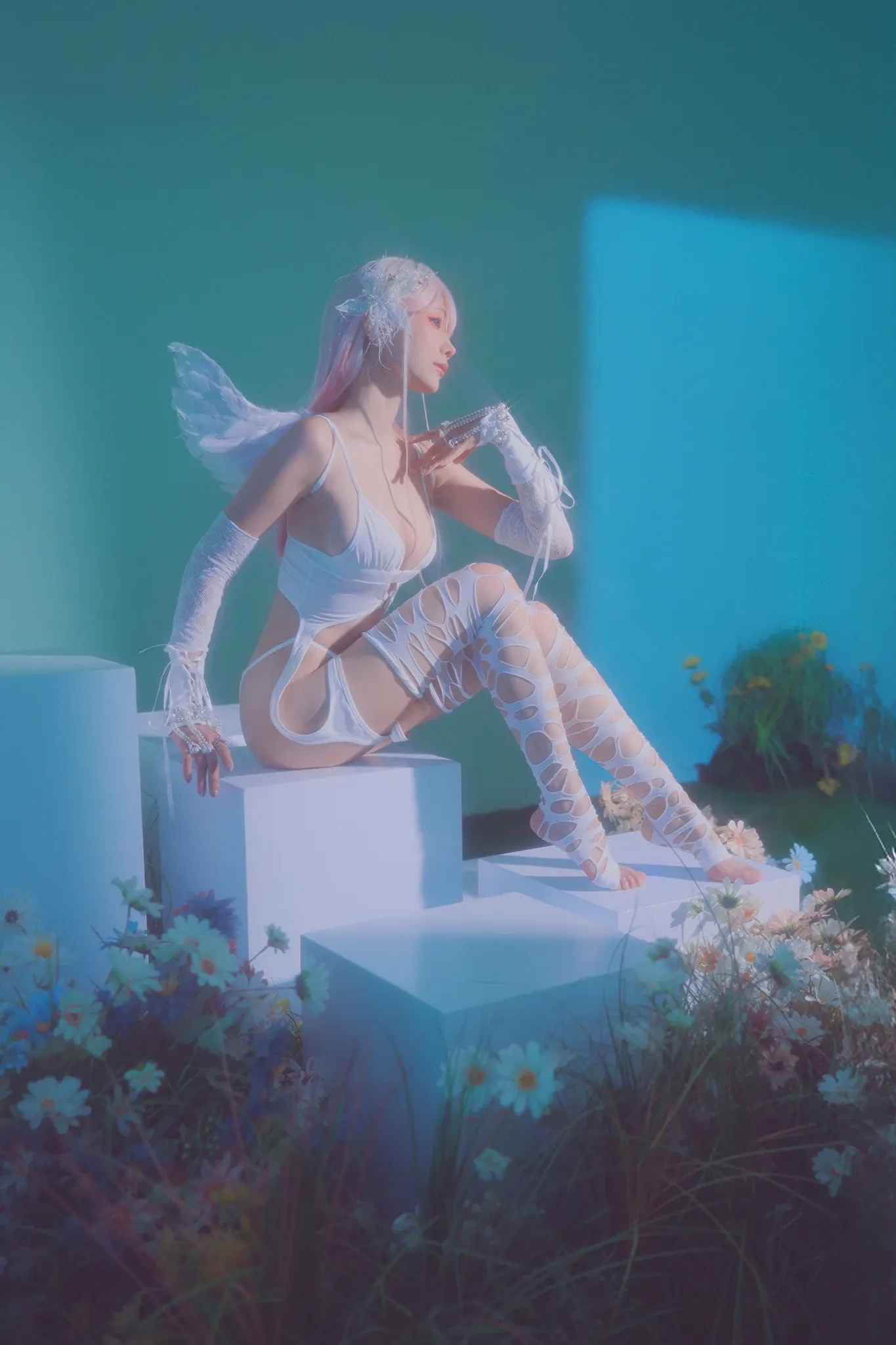 Ely_eee(ElyEE子) – 24年10月订阅 Plant Angel植天使 Cosplay-第2张
