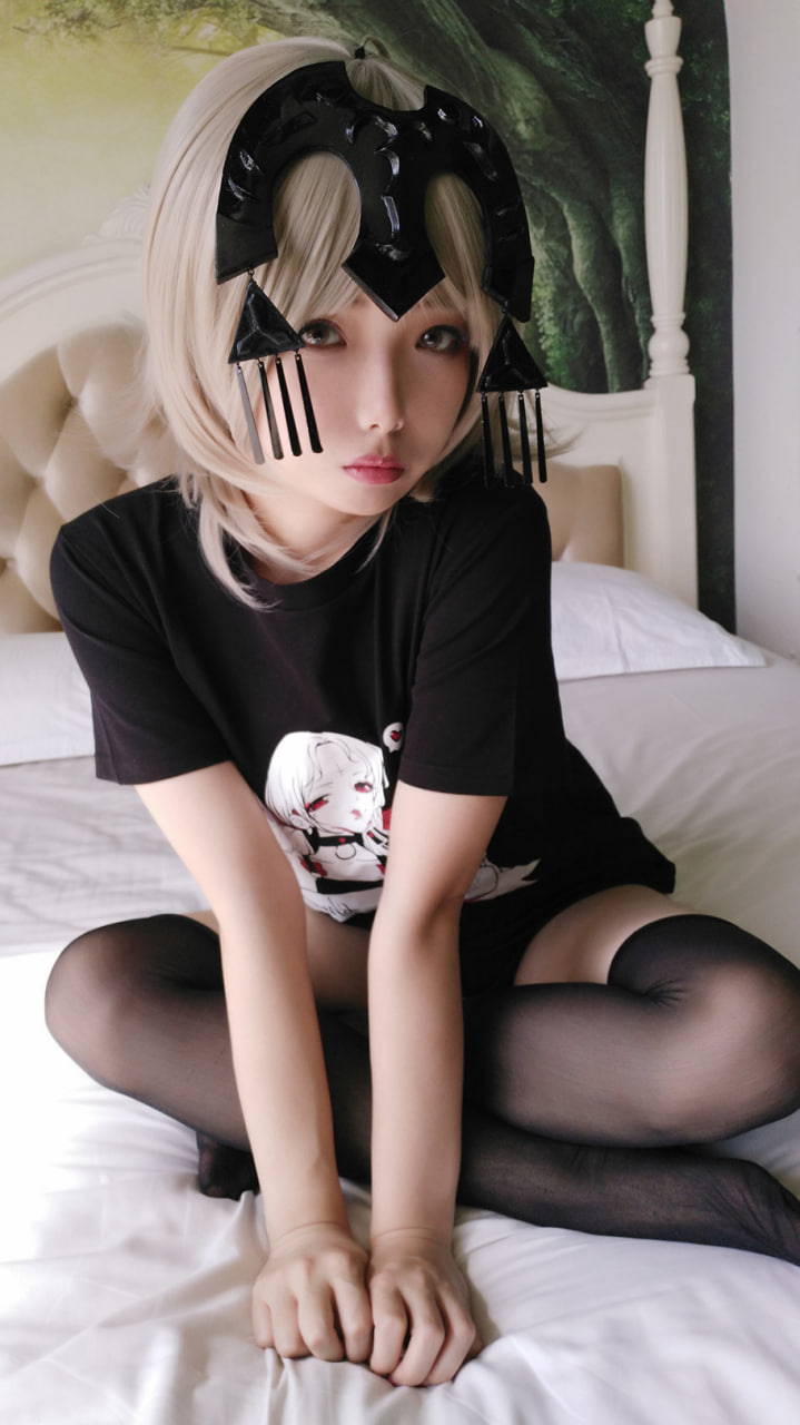 雯妹不讲道理 – 黑贞德穹妹 Cosplay-第64张