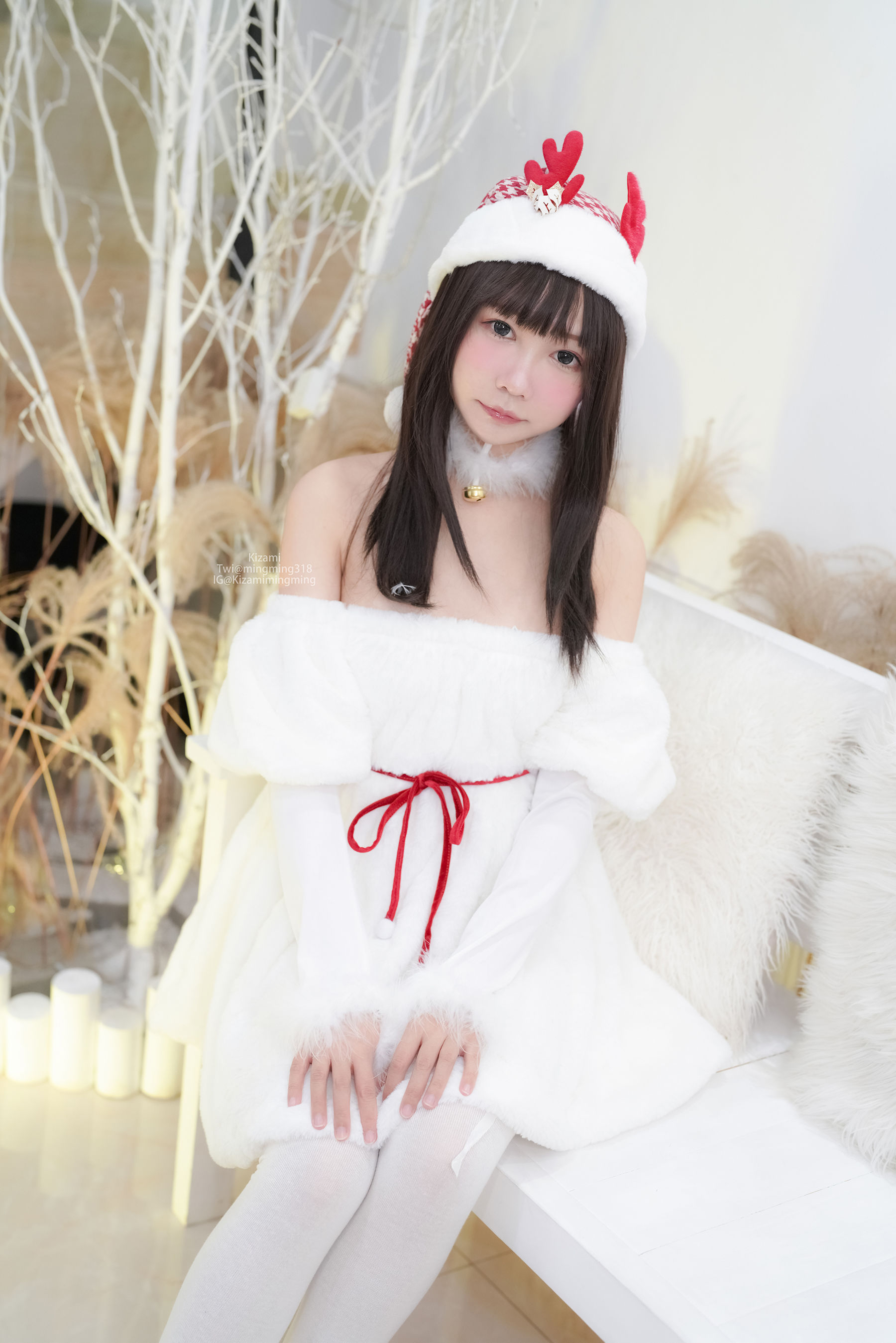 [銘銘Kizami] fantia 2021-12-24 Christmas Eve Cosplay-第1张