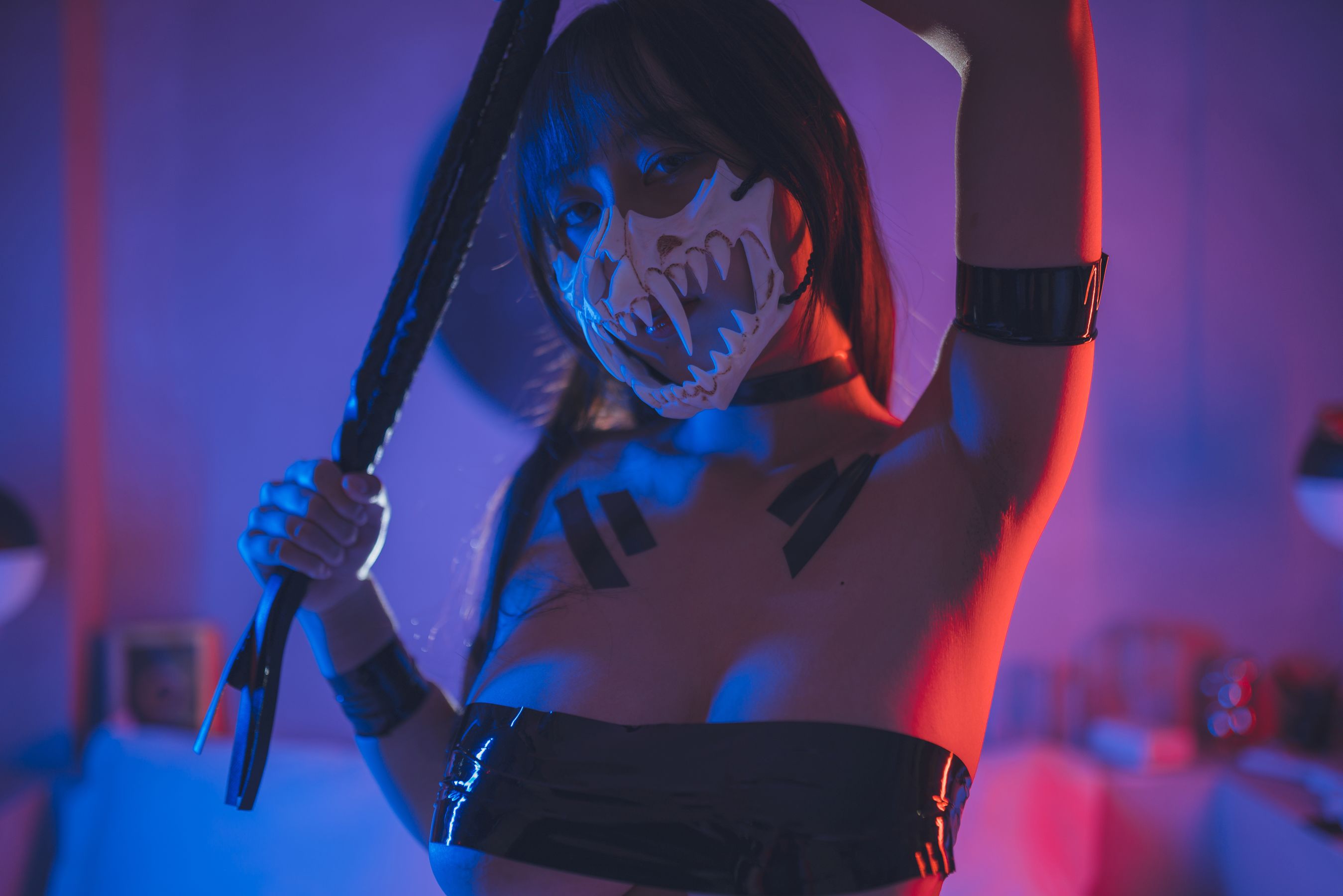 浅安安 – 黑胶带 Cosplay-第35张
