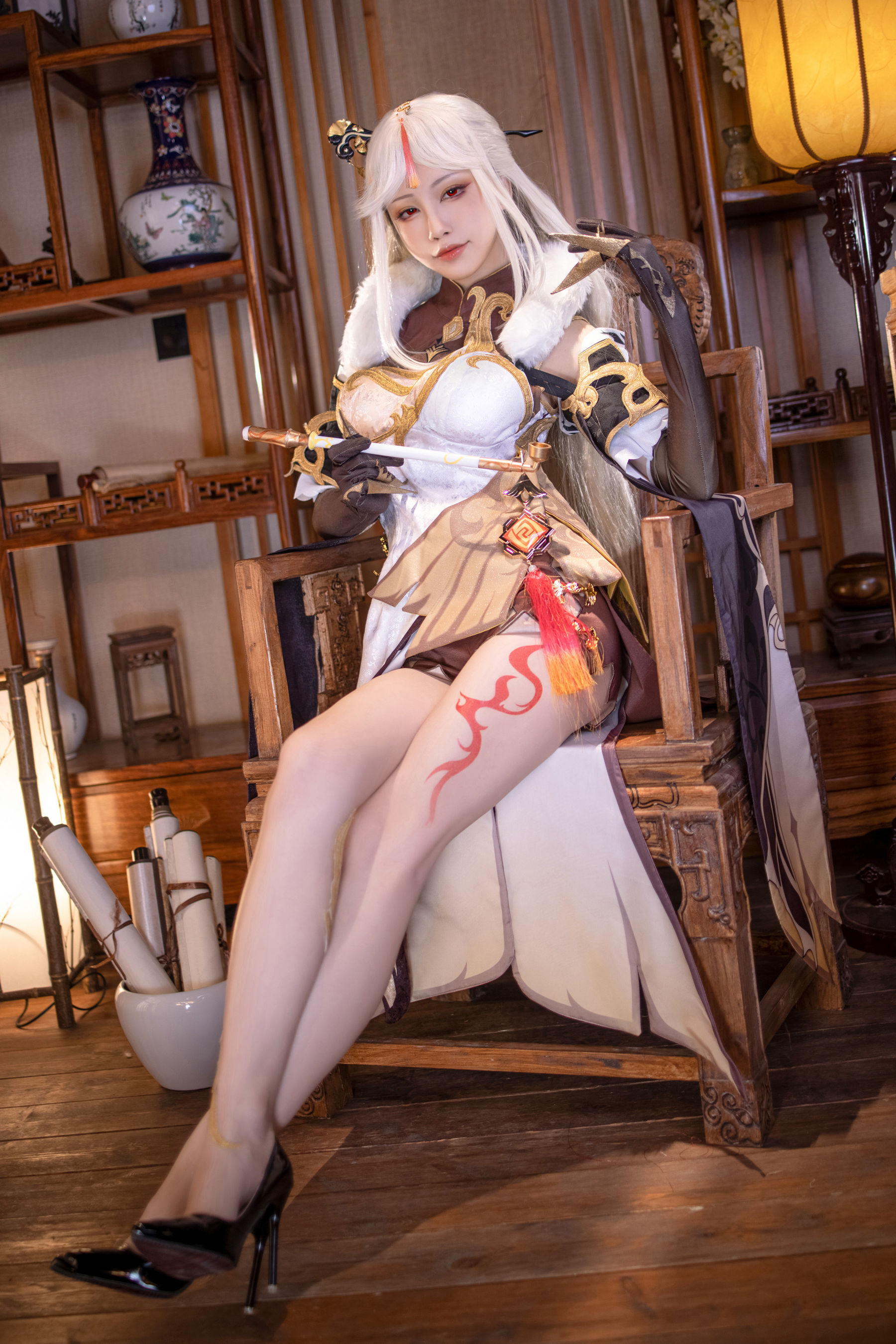 动漫博主水淼aqua – 凝光 Cosplay-第61张
