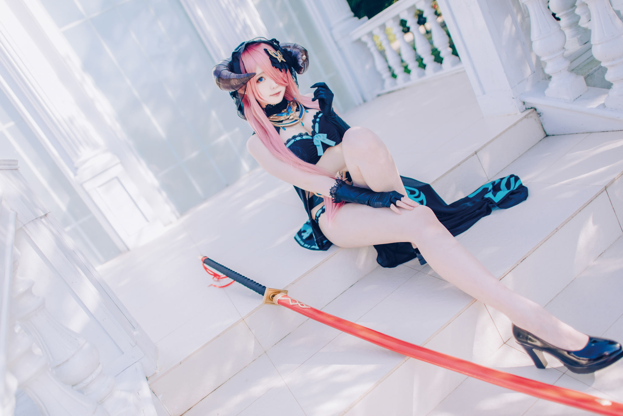 微博妹纸霜月shimo – 碧蓝幻想 娜尔梅亚 Cosplay-第58张