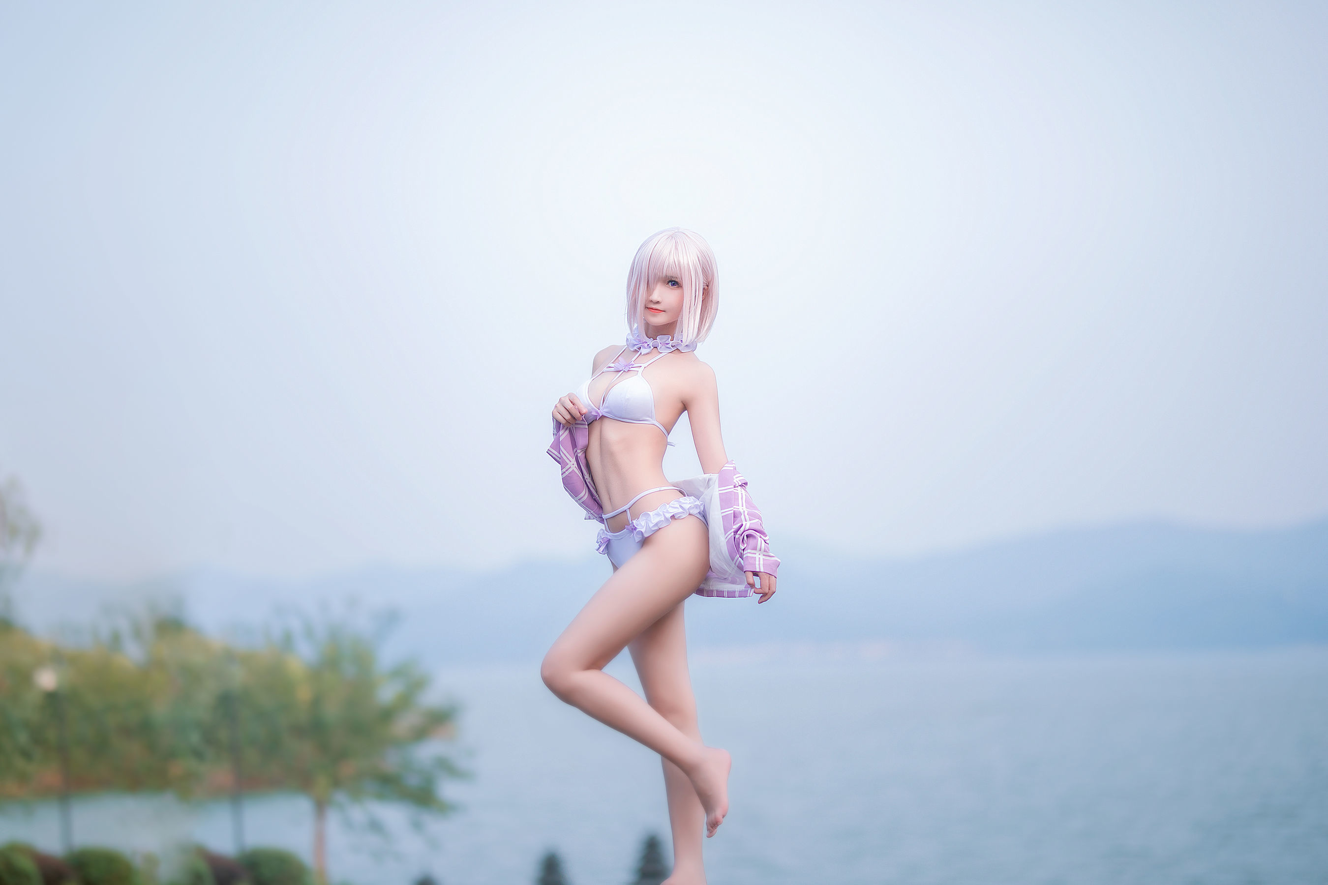 微博妹子三度_69 玛修泳装 Cosplay-第8张
