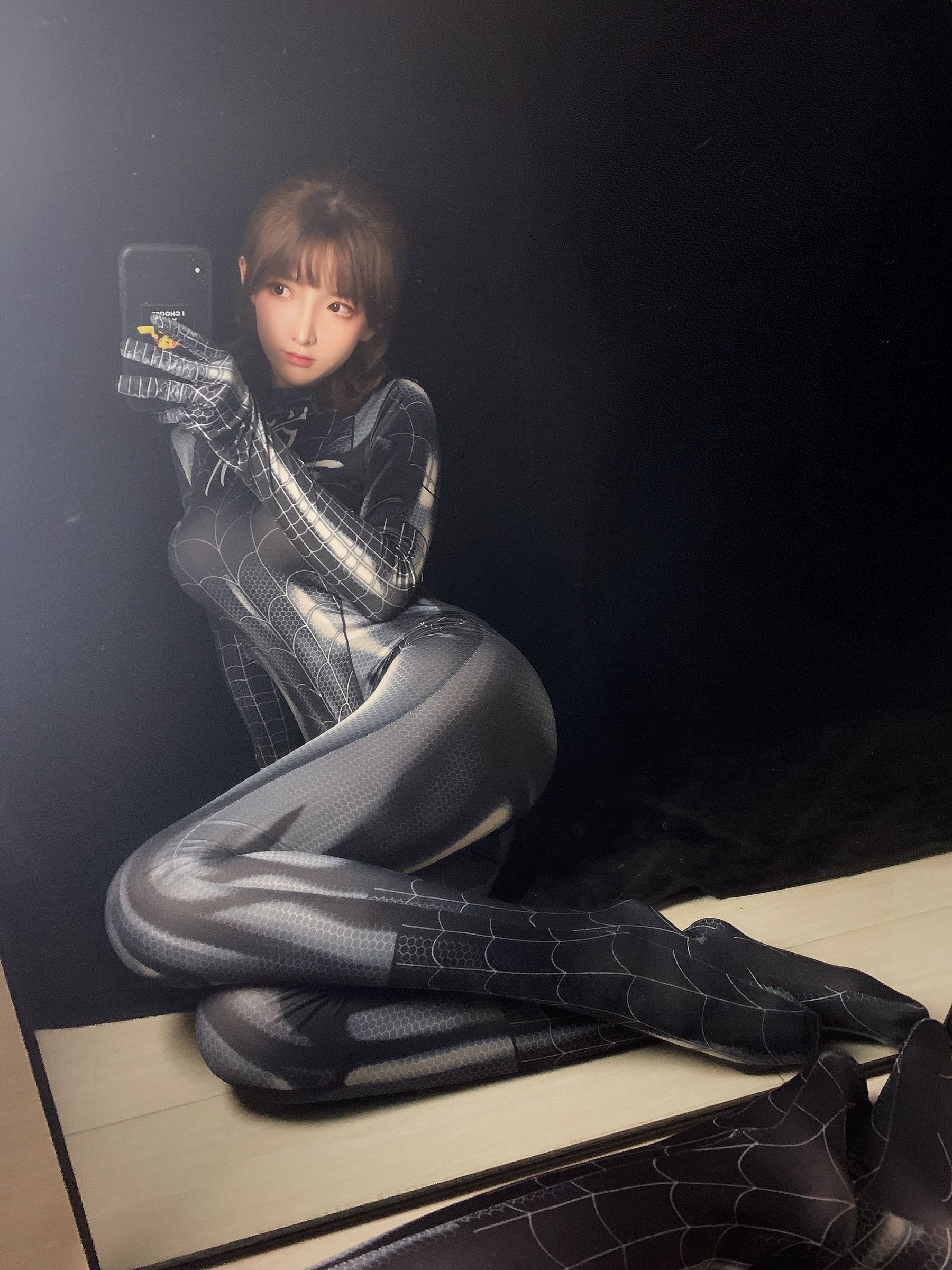 一小央泽 – 黑蜘蛛 Cosplay-第30张