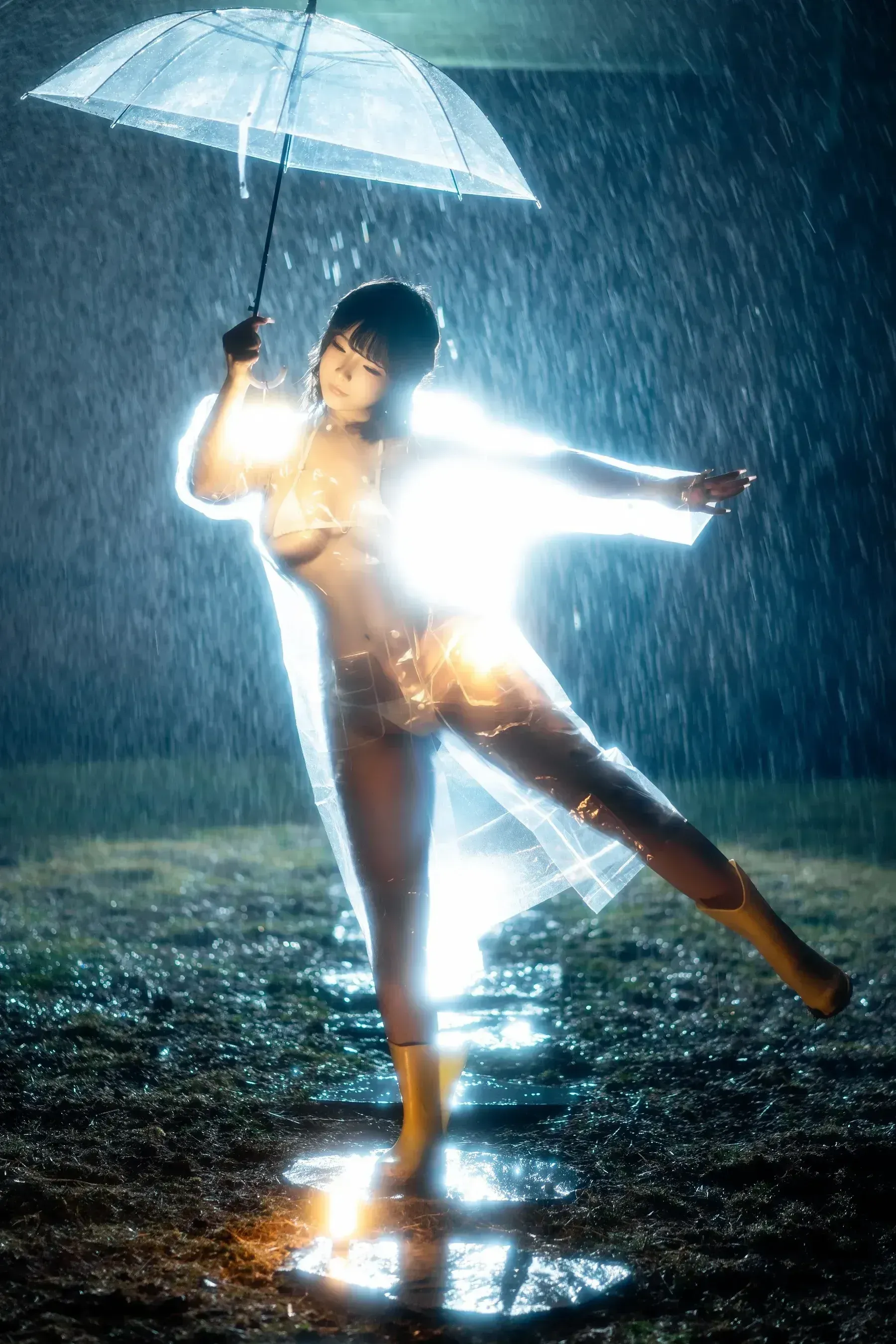 yuuhui玉汇 – 雨夜独舞 Cosplay-第14张