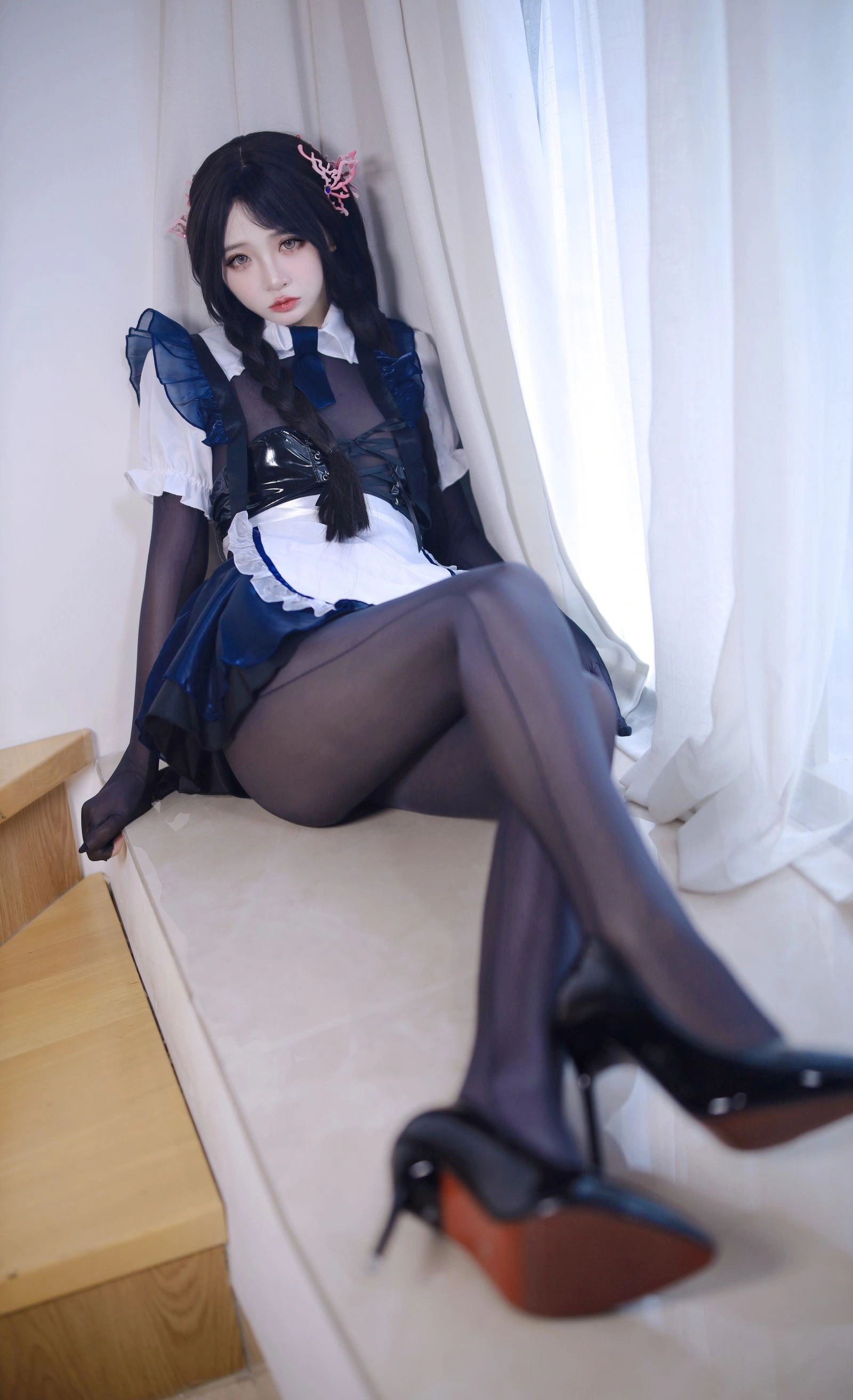 疯猫ss – 七了个三 女仆特工 Cosplay-第29张