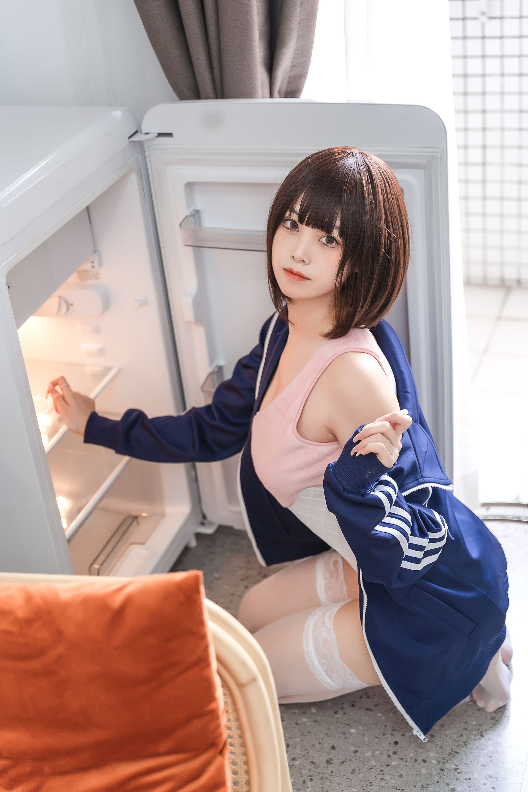 萌系小姐姐蜜汁猫裘 – 草莓圣代 Cosplay-第15张