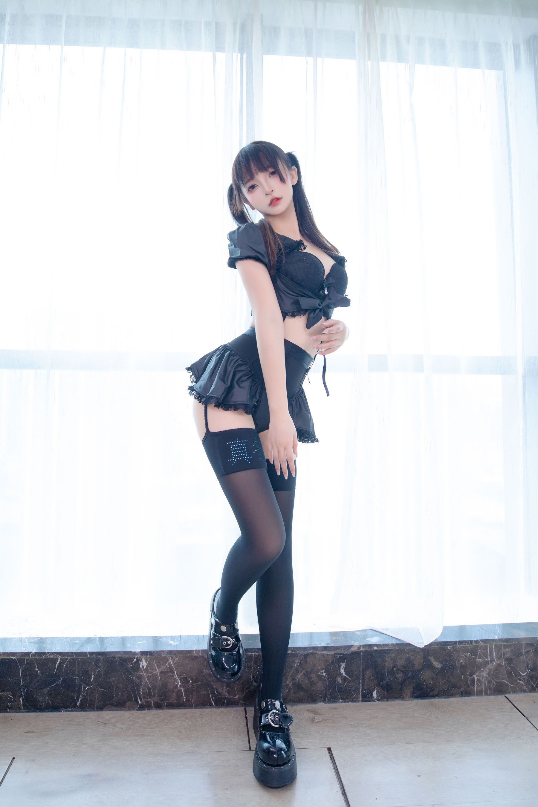 萝莉神楽板真冬 之足底星光 Cosplay-第22张