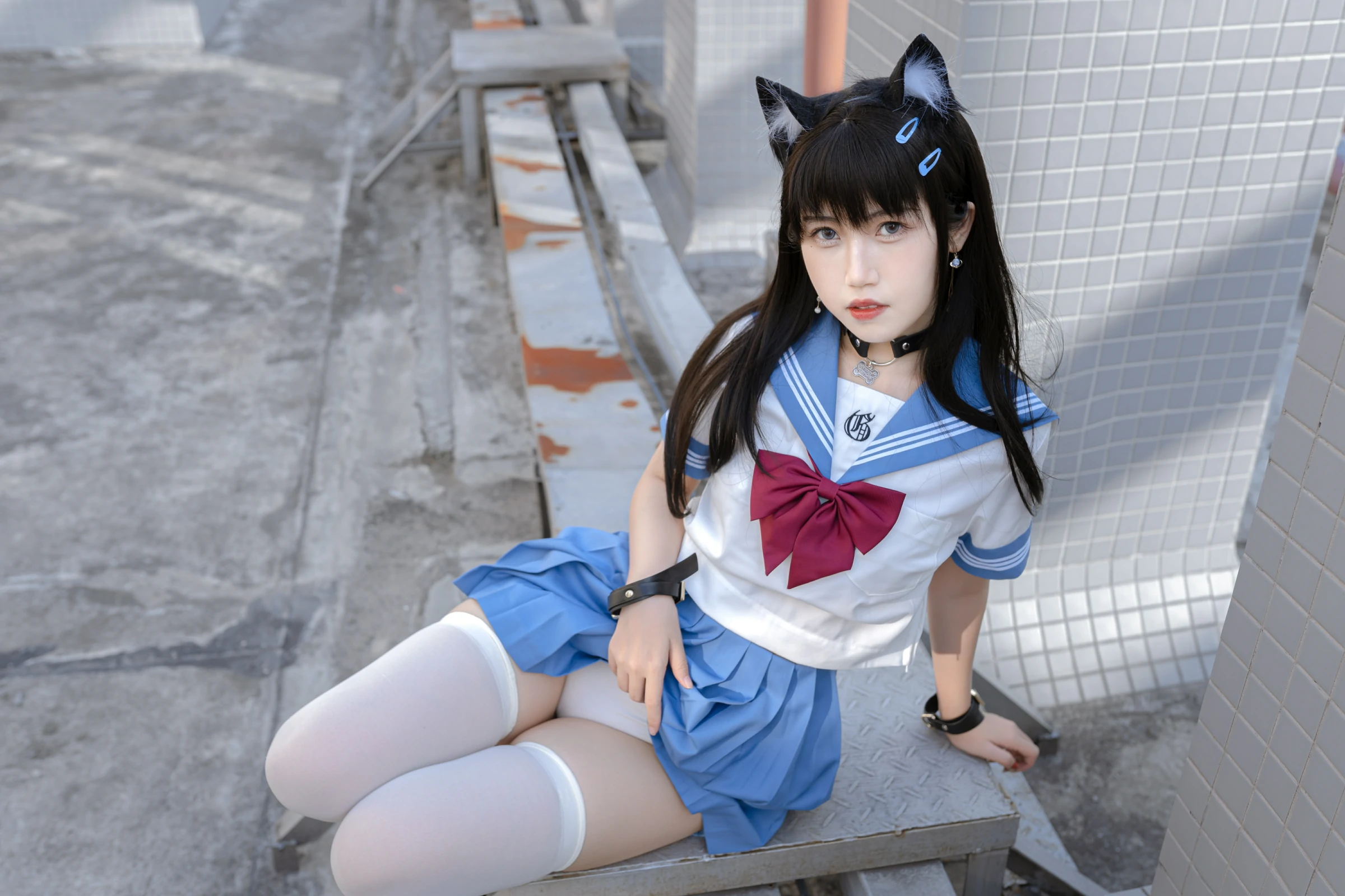 不呆猫 – 天台小m猫 Cosplay-第44张