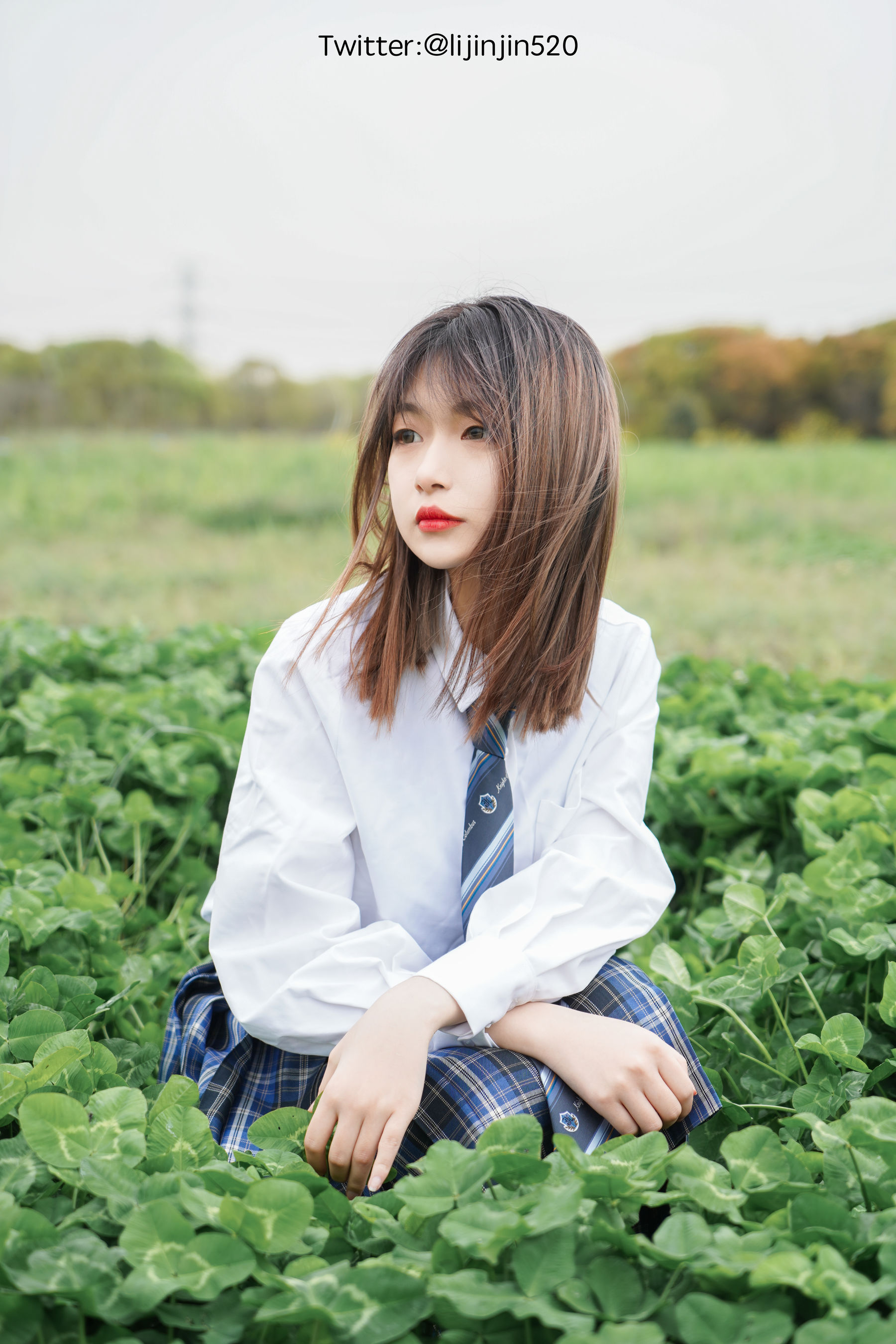 梨瑾瑾 – 户外JK2 Cosplay-第42张