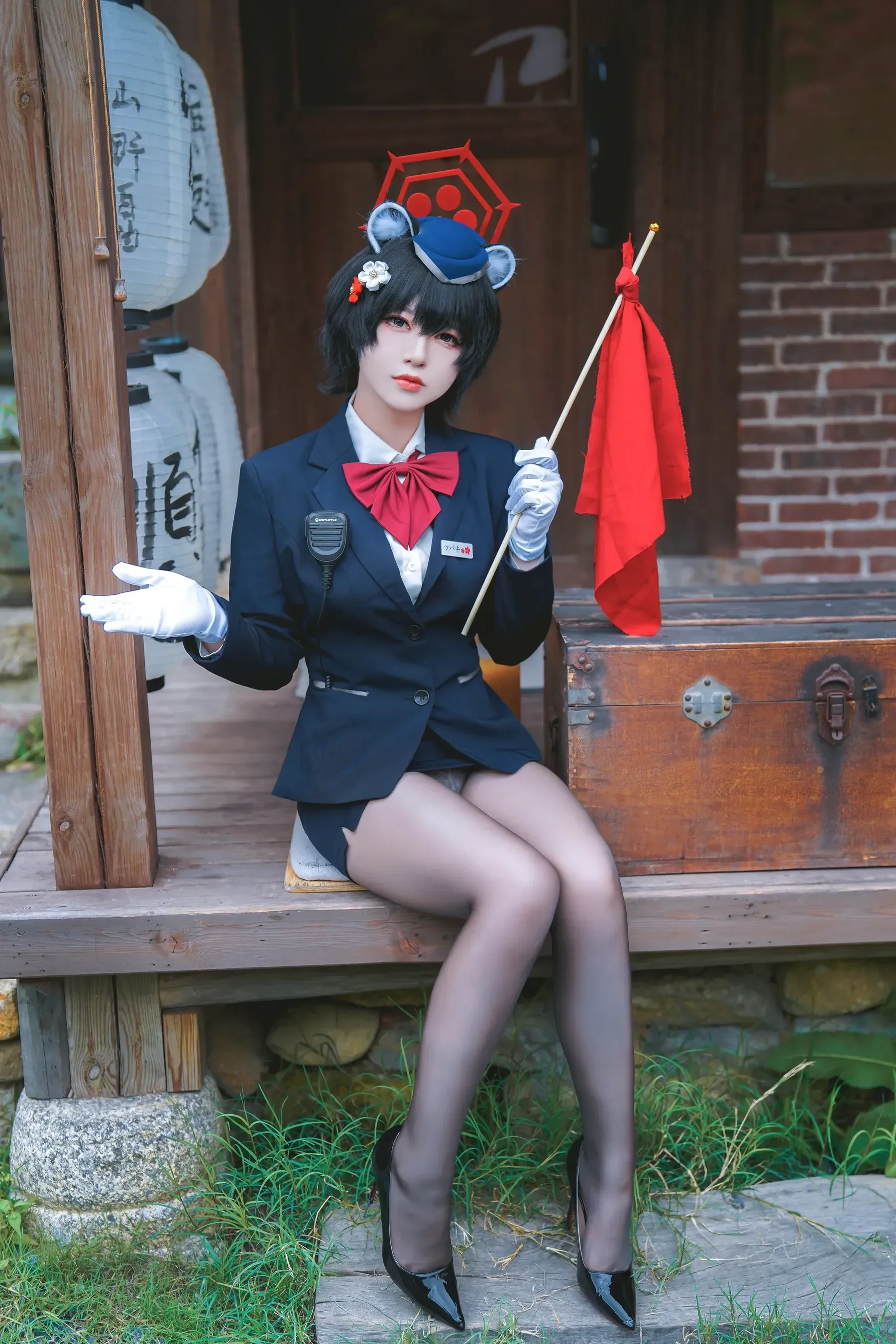 半半子 – ガイド春日ツバキ Cosplay-第6张