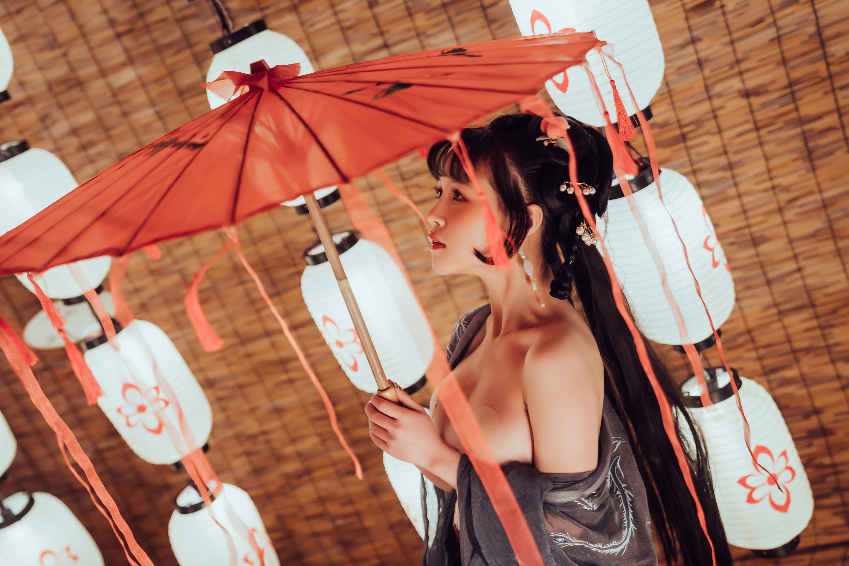 美少女晕崽 – 小琵琶精 Cosplay-第62张