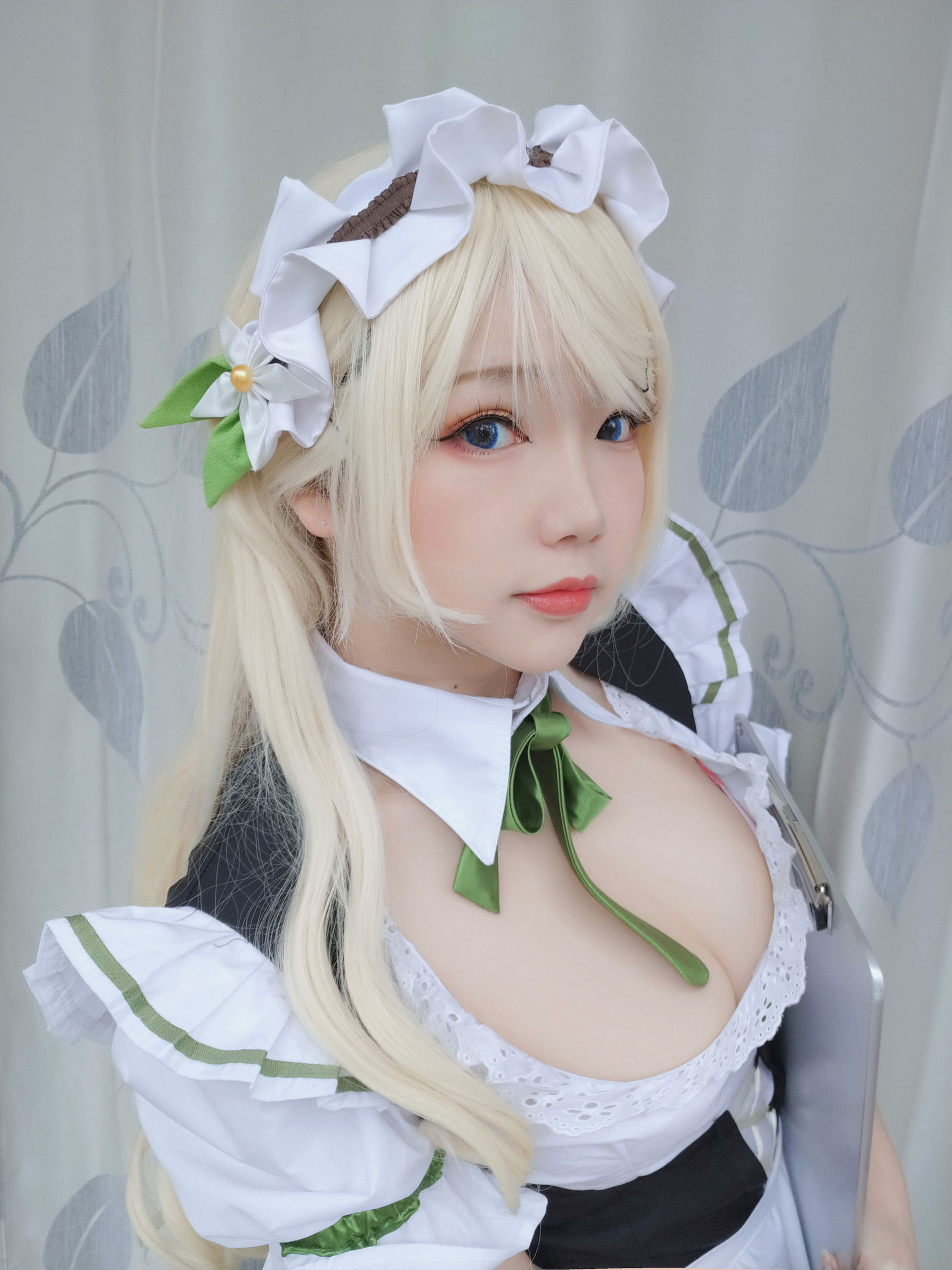 动漫博主雪晴Astra – 女仆 Cosplay-第1张