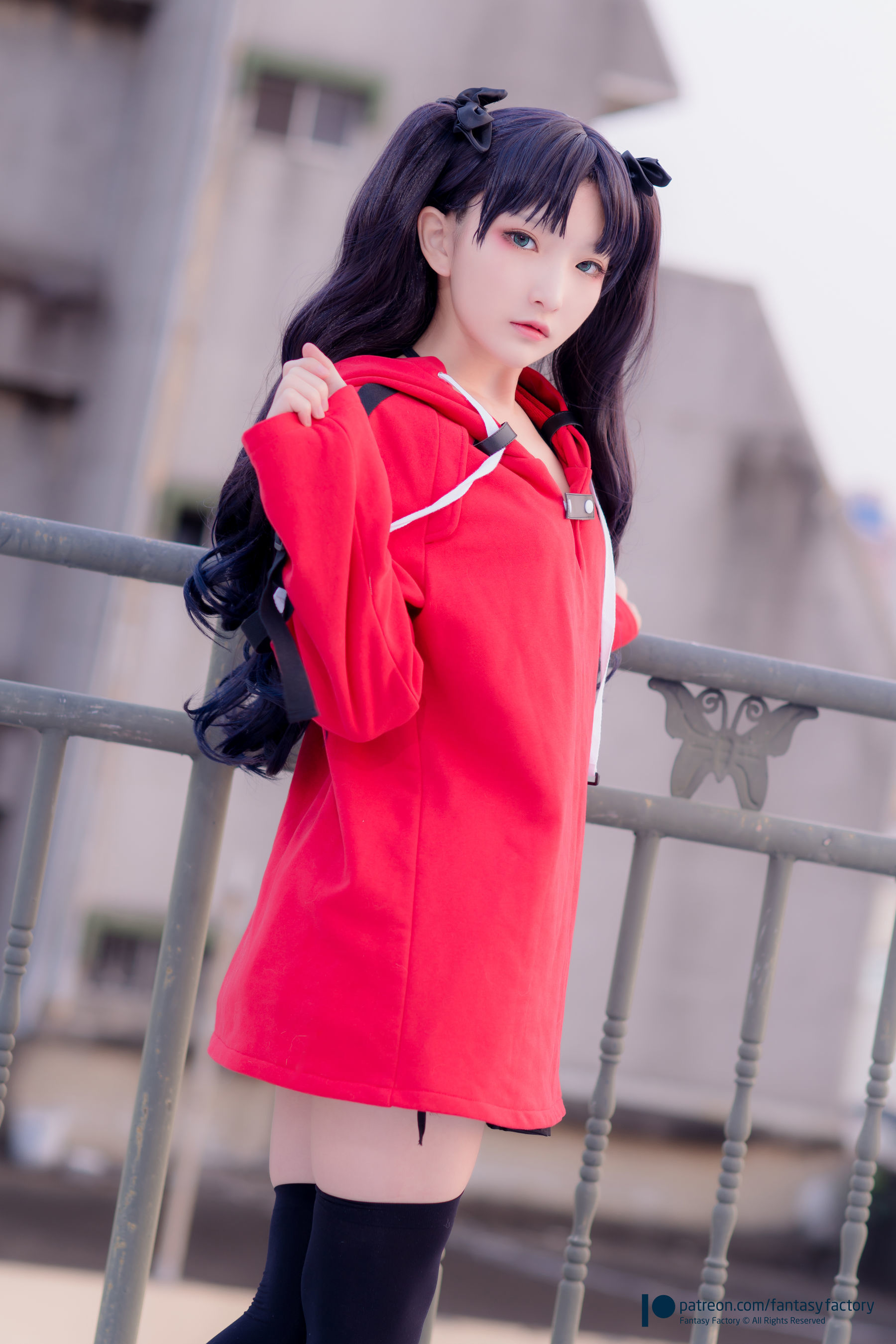 [Fantasy Factory] 小丁Cosplay – 单车少女 黑胶 情趣网衫 Cosplay-第34张