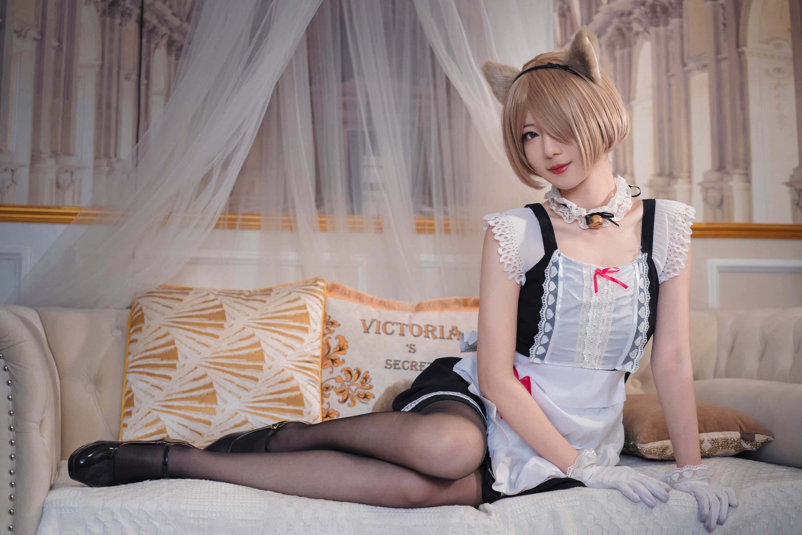 小姐姐弥音音ww – 丽塔 女仆 Cosplay-第10张