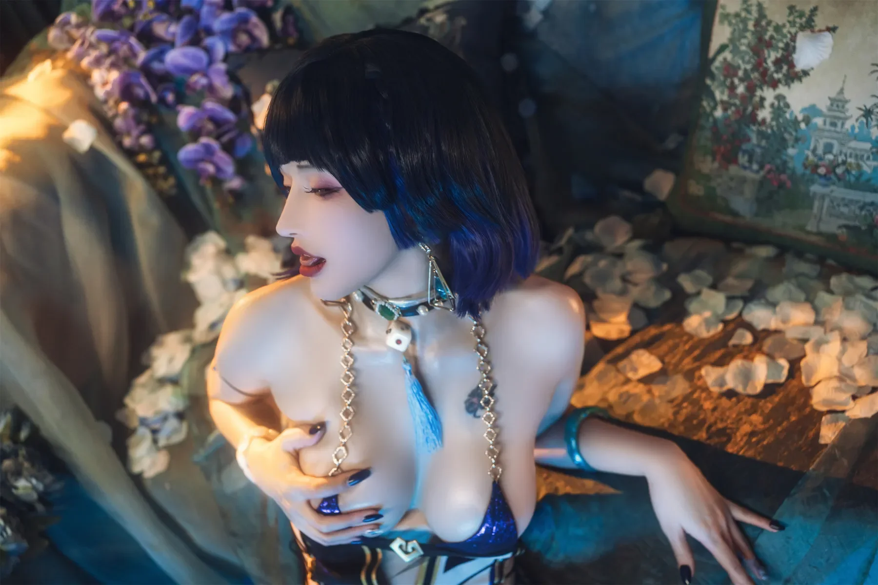 鹿八岁baby – 原神 夜兰 Cosplay-第13张