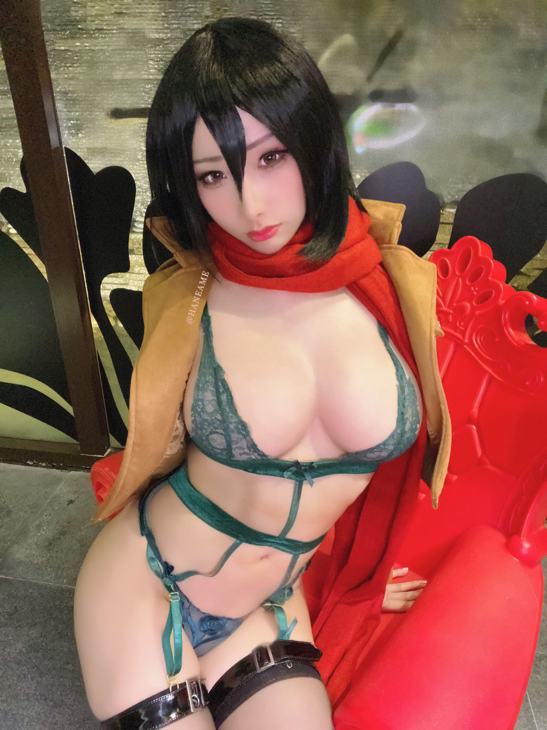 Hane Ame 雨波写真 – 进击的巨人 Cosplay-第26张