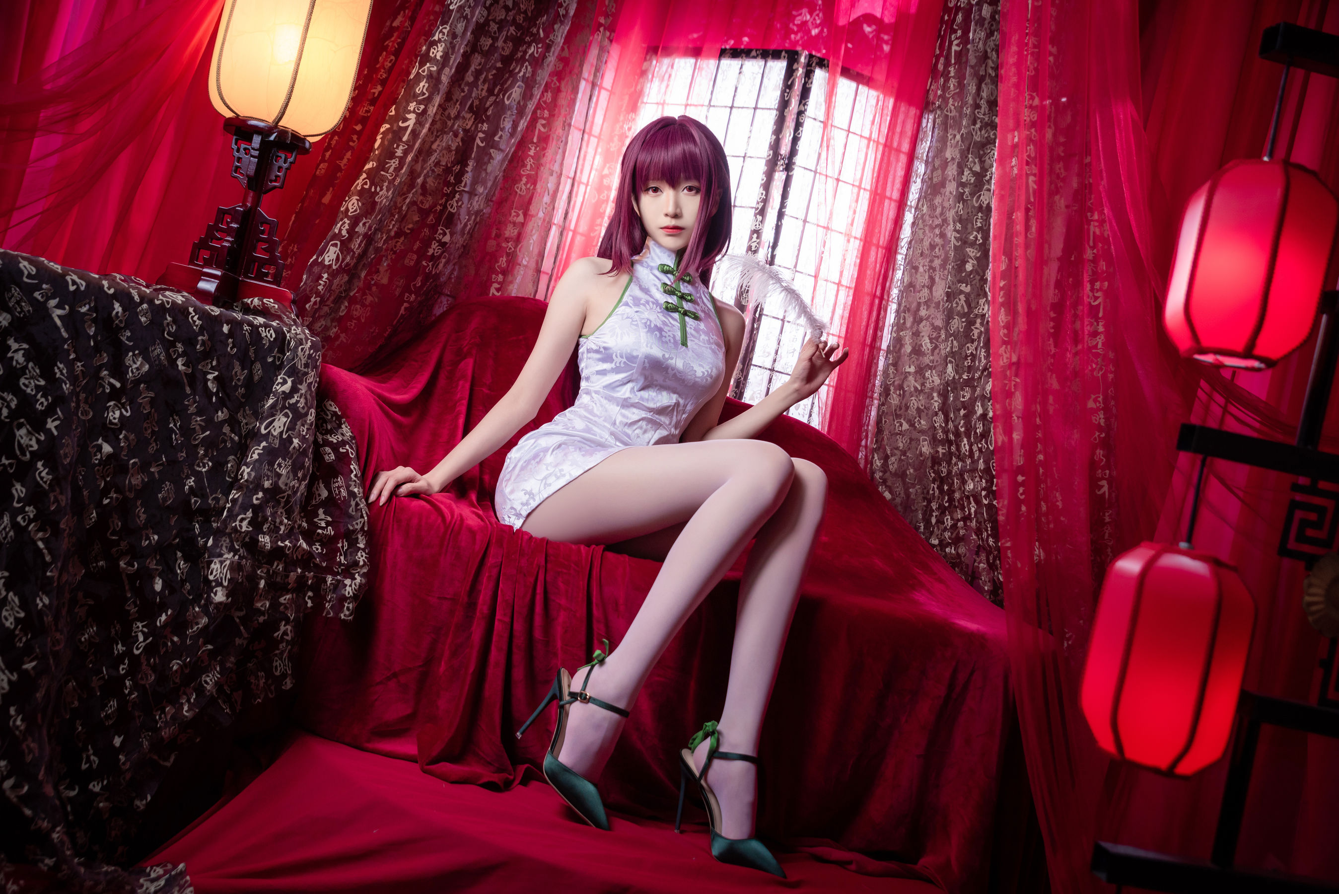 [Cosplay写真] 长腿Coser青青子Js – 斯卡哈2 Cosplay-第19张