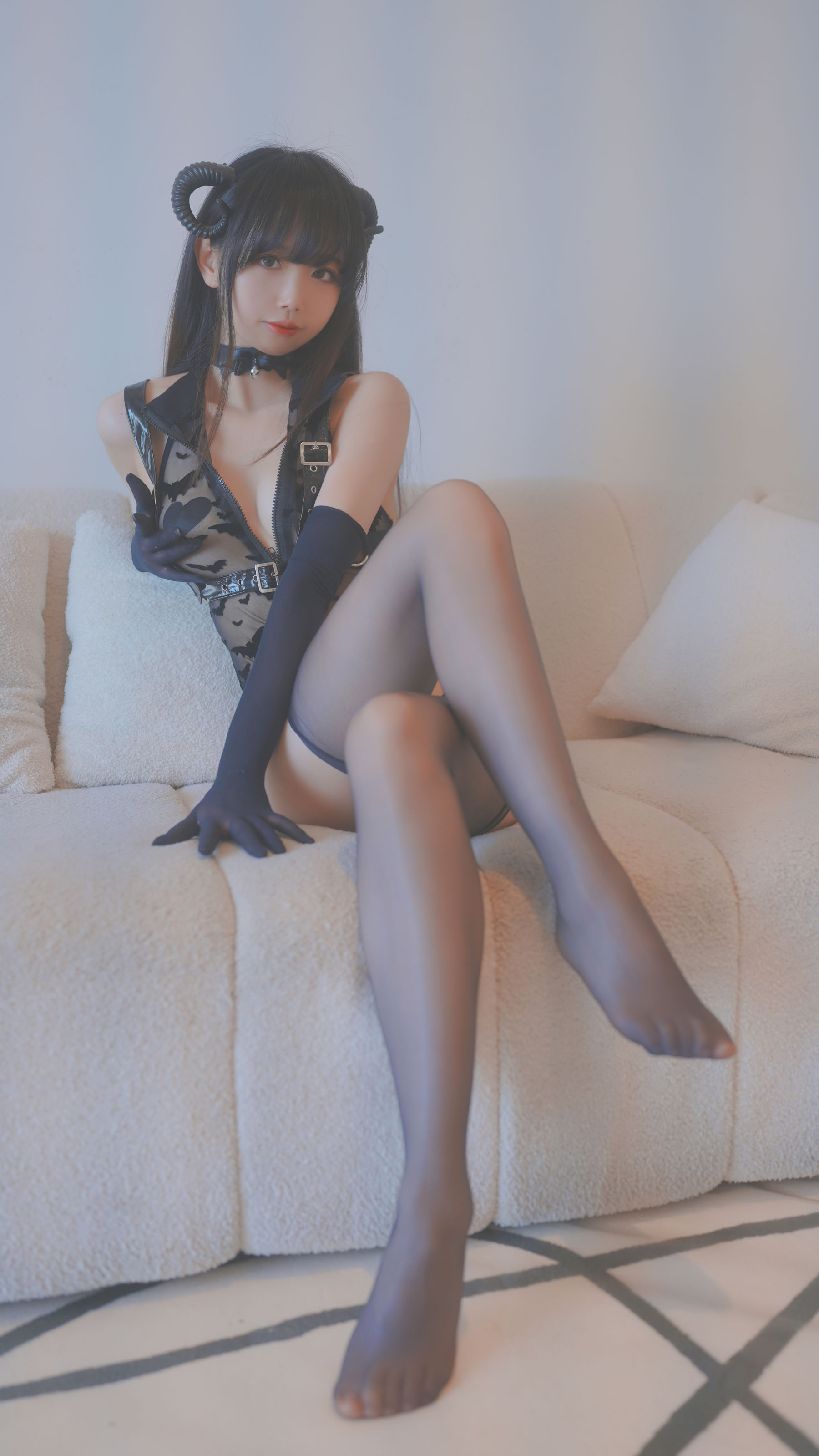 Cos小姐姐雪琪 – 小恶魔透视装 Cosplay-第2张