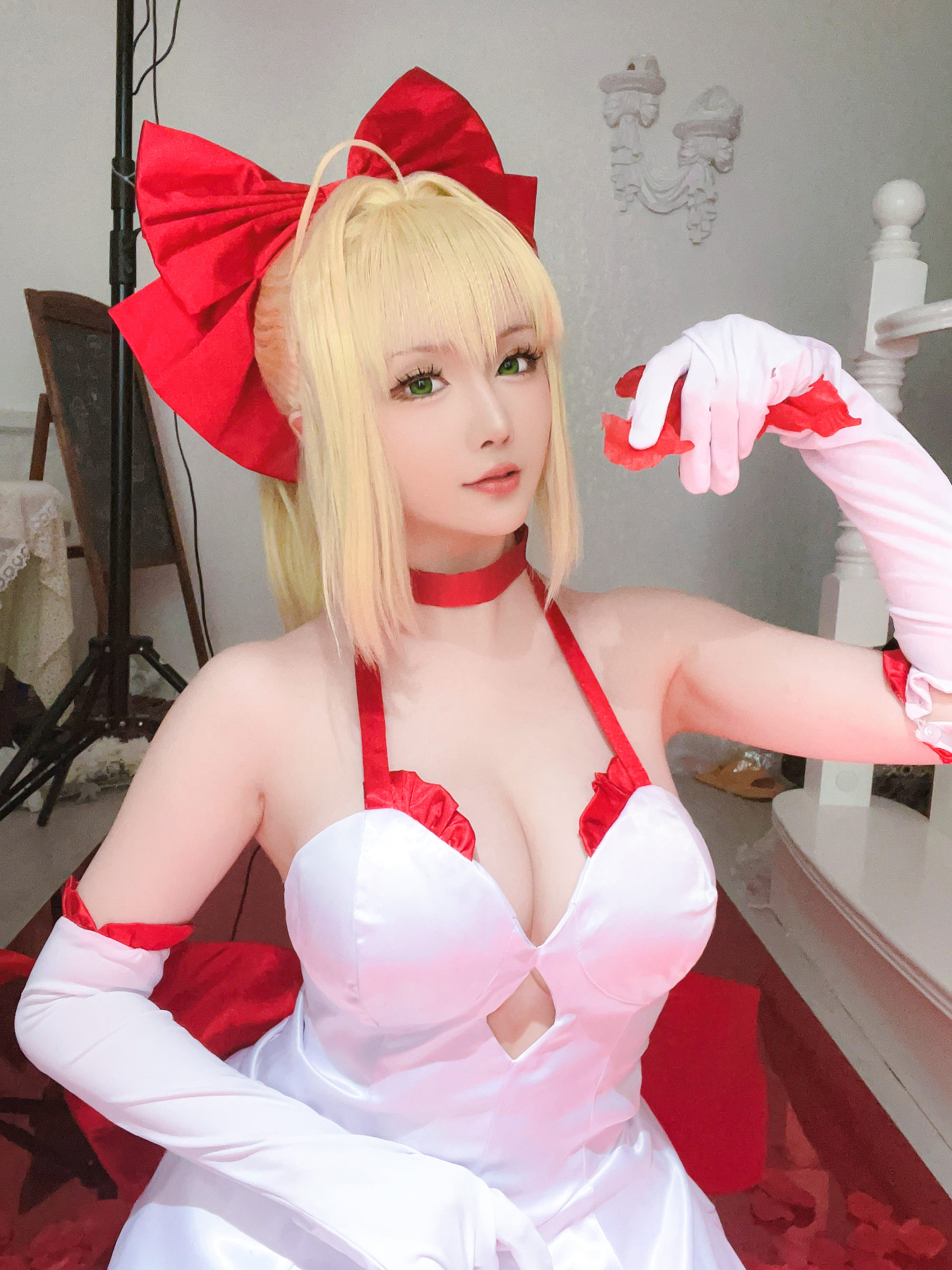 Coser小姐姐星之迟迟 – Fate 尼禄 Cosplay-第35张