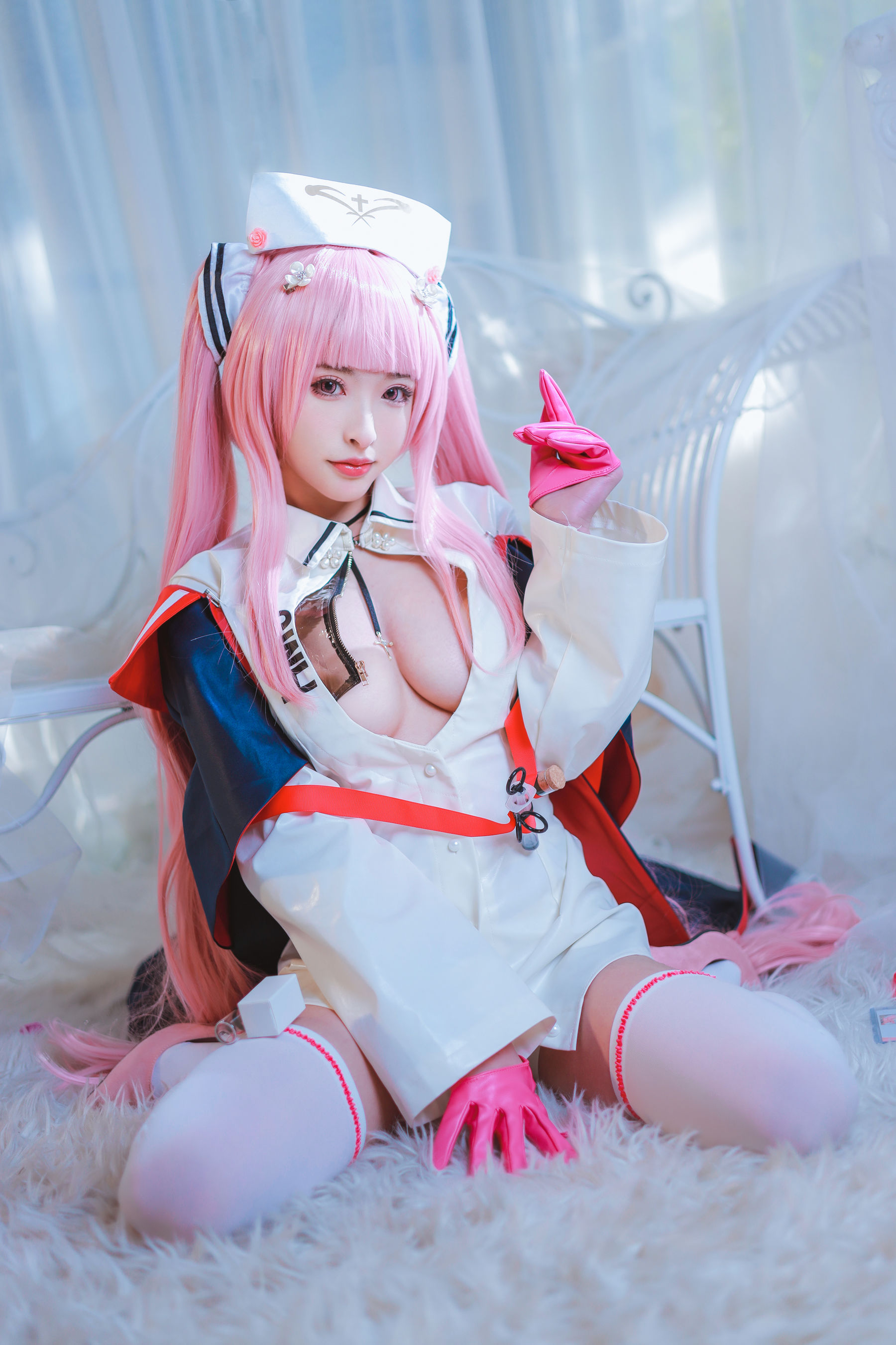 清水由乃 – 英仙座护士服 Cosplay-第41张