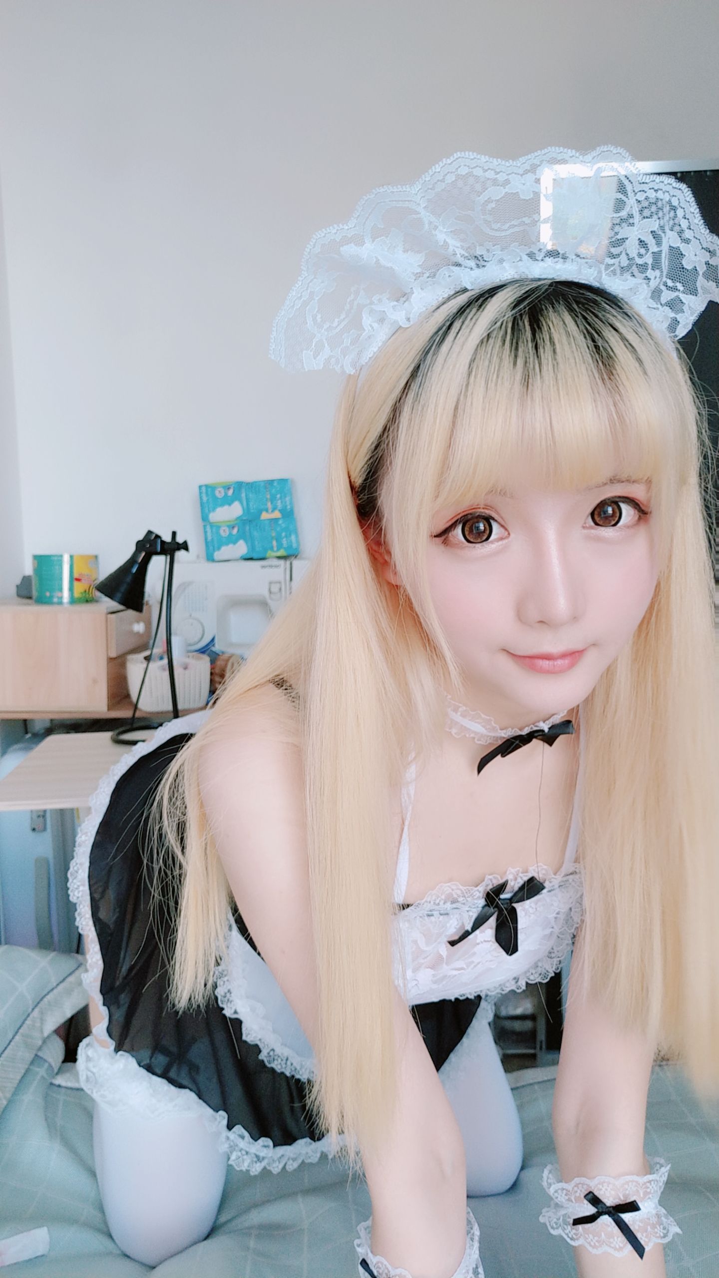 Coser小姐姐星之迟迟 女仆 Cosplay-第11张