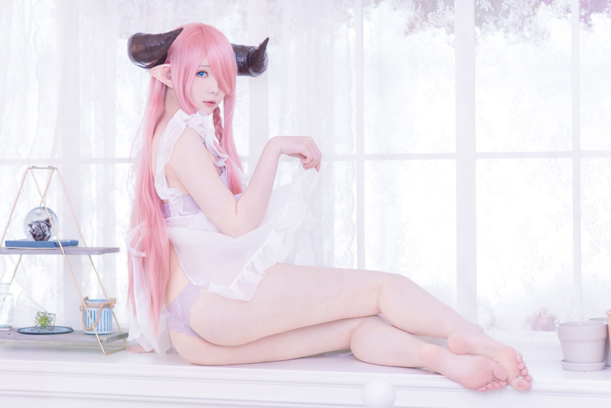 微博妹纸霜月shimo – 碧蓝幻想 娜尔梅亚 Cosplay-第7张