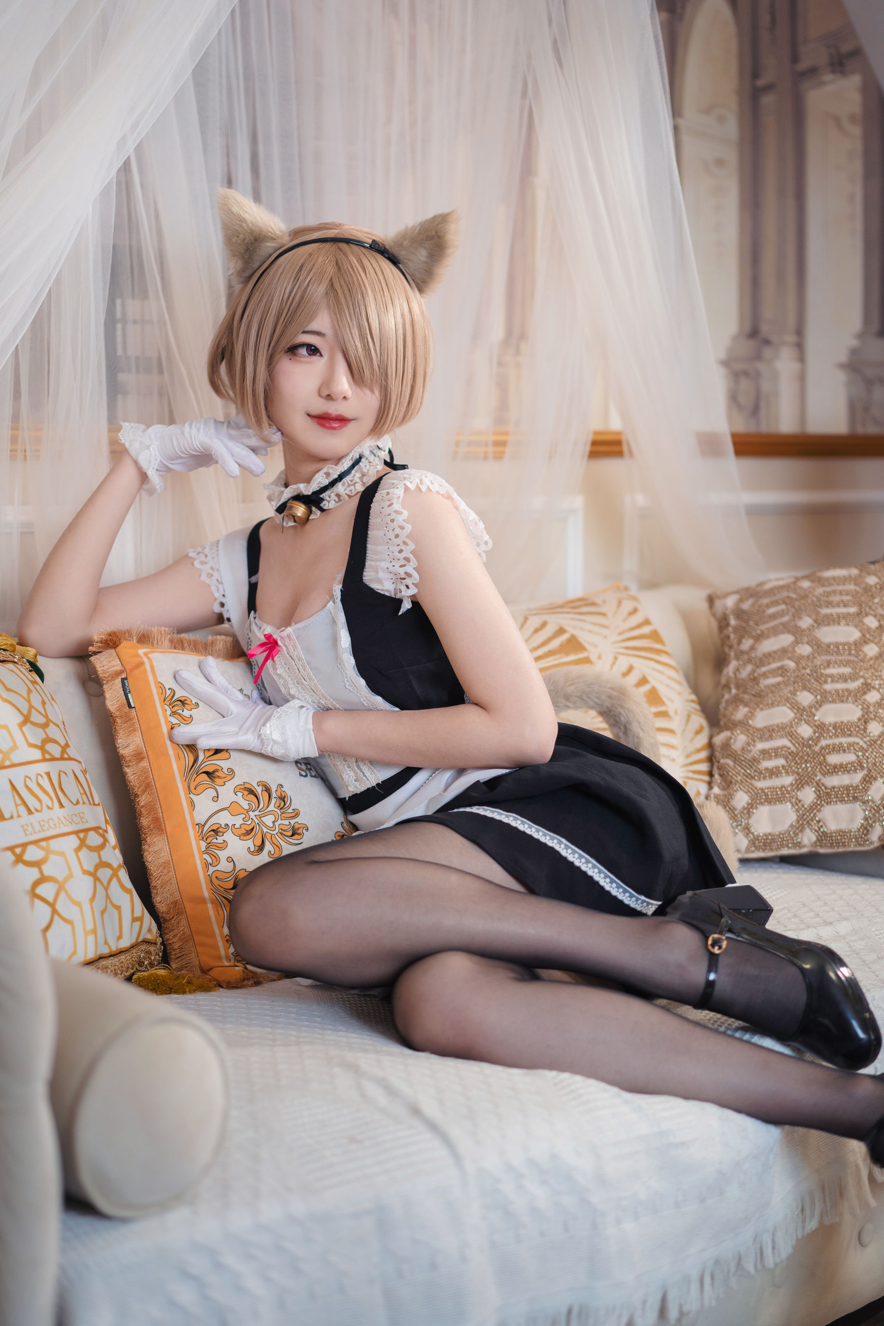 小姐姐弥音音ww – 丽塔 女仆 Cosplay-第8张