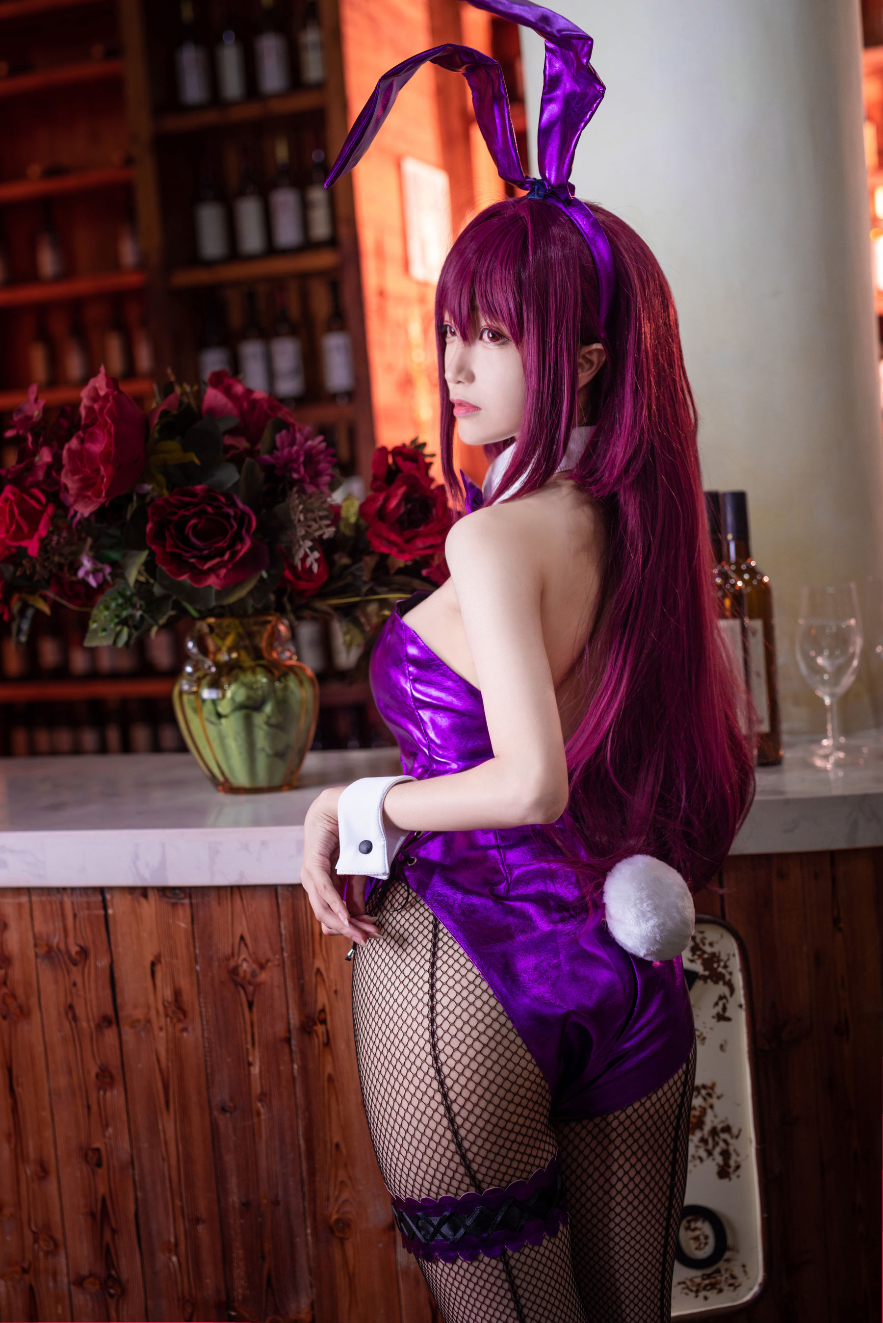 [Cosplay写真] 长腿Coser青青子Js – 斯卡哈2 Cosplay-第17张