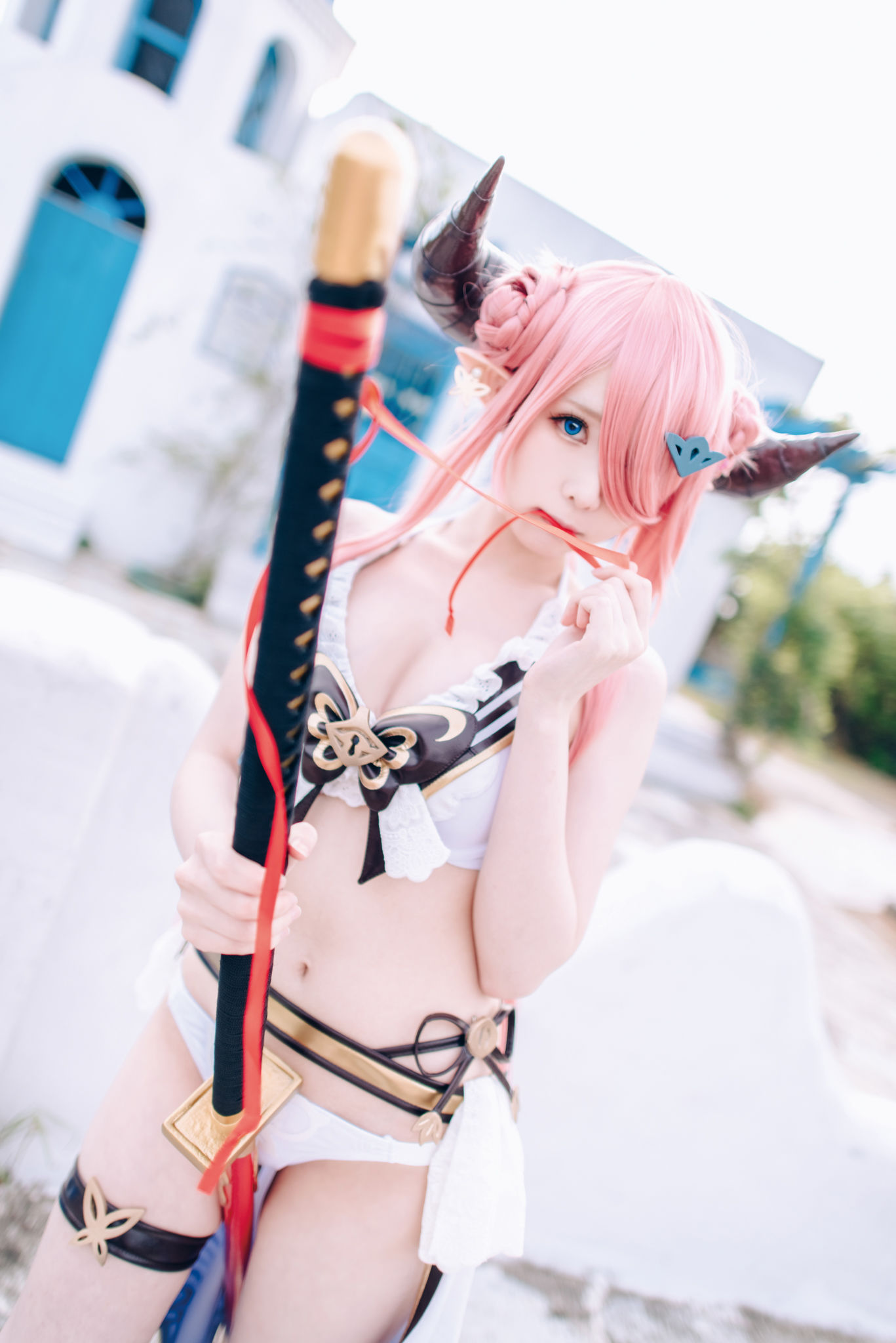 微博妹纸霜月shimo – 碧蓝幻想 娜尔梅亚 Cosplay-第13张