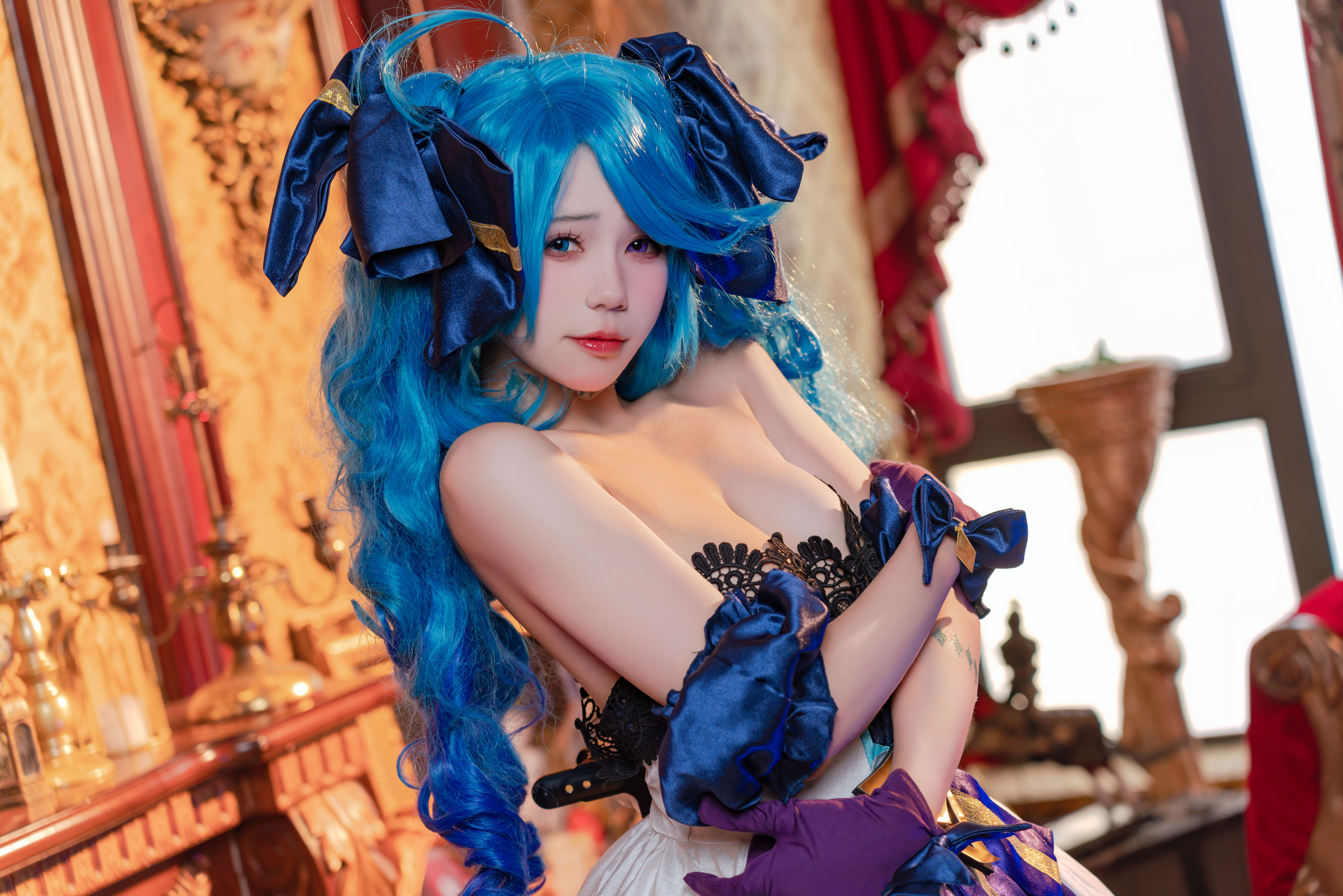 咬一口兔娘 – 兔兔班车 格温 Cosplay-第7张