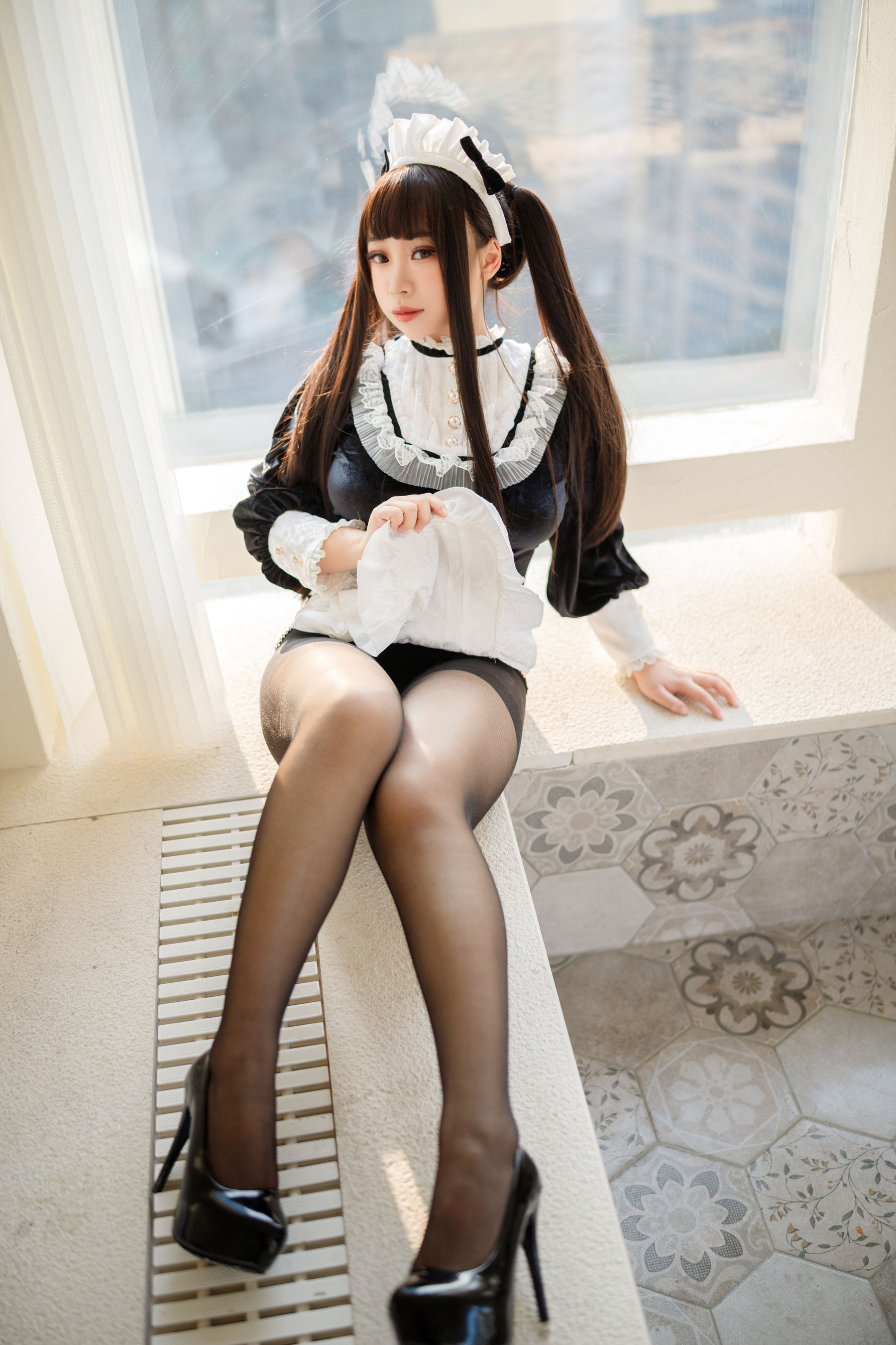 胡桃猫Kurumineko – 更衣女仆 Cosplay-第56张