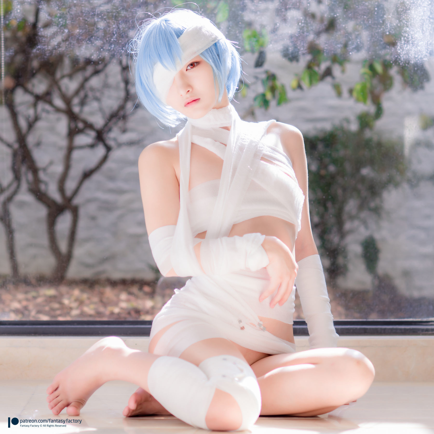[Fantasy Factory] 小丁Cosplay – 魔女 浴池 黑丝 Cosplay-第3张