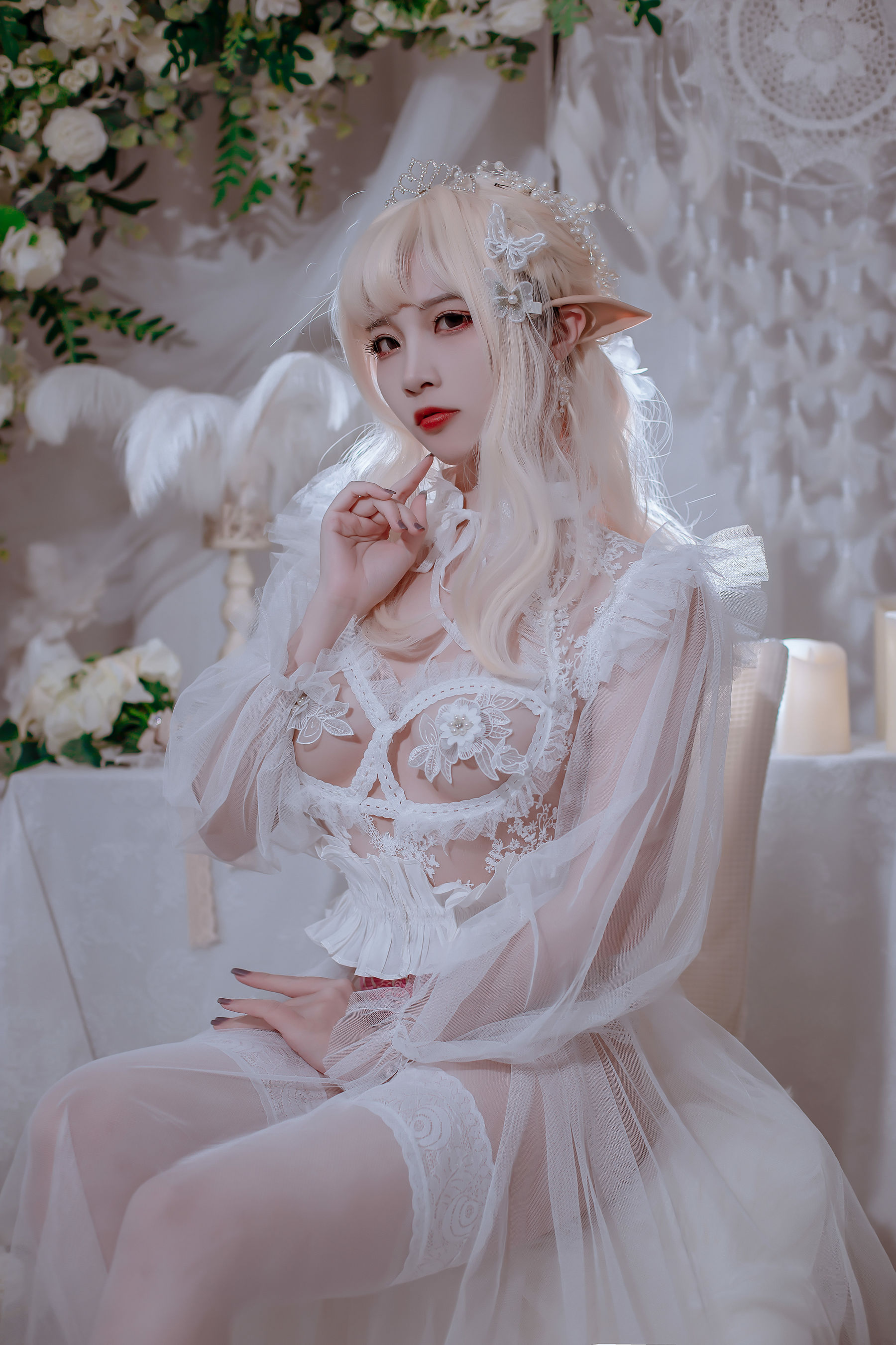 人气Coser二佐Nisa – 精灵公主 Cosplay-第6张