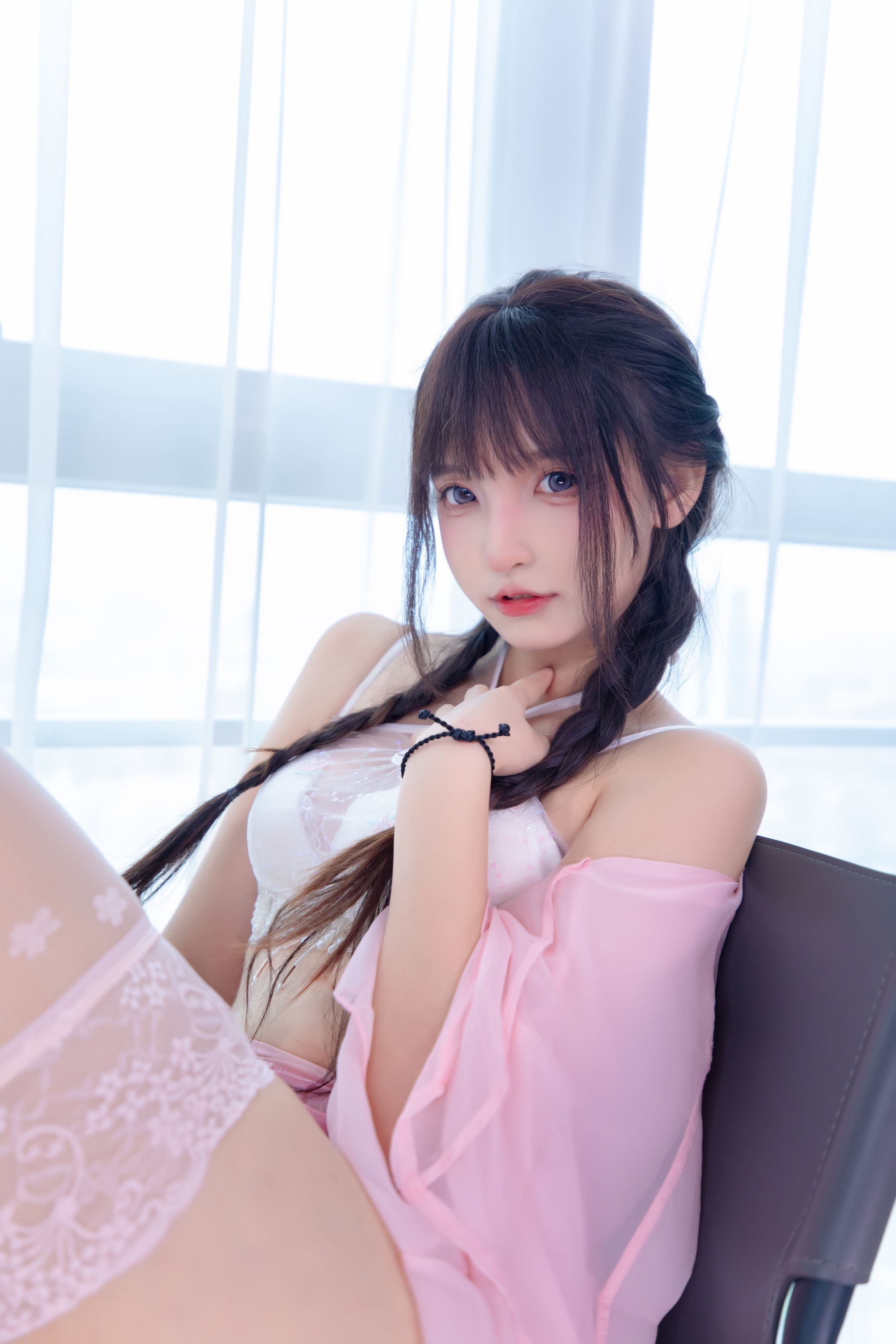 萝莉神楽板真冬 之桃花潭水 Cosplay-第13张