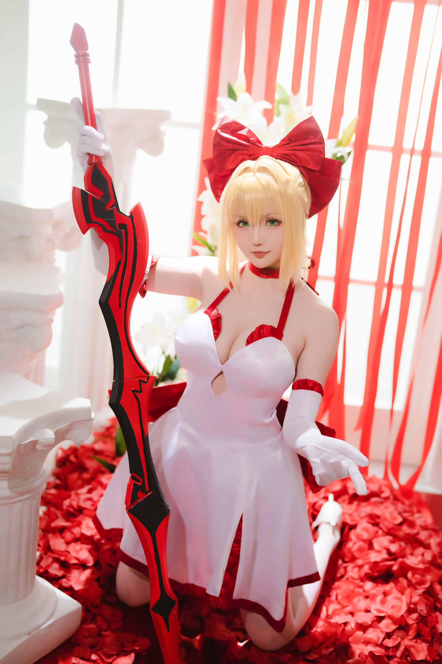 Coser小姐姐星之迟迟 – Fate 尼禄 Cosplay-第42张